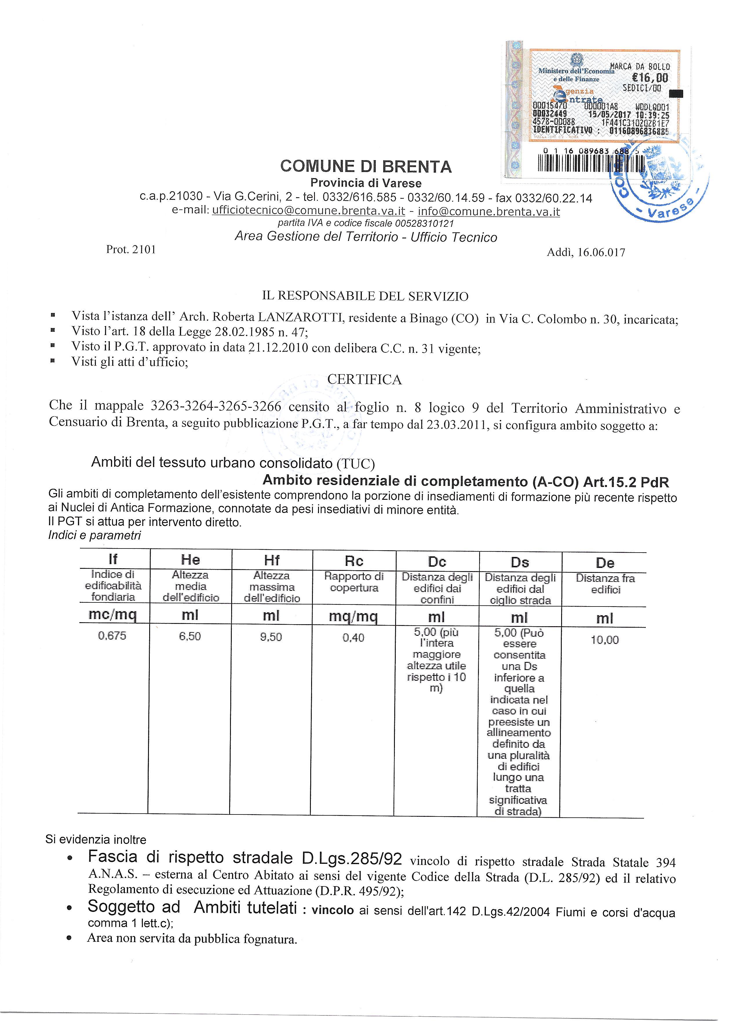 immobile terreno all'asta in Strada Comunale di via Molino della Resigo - Brenta (VA) - 2