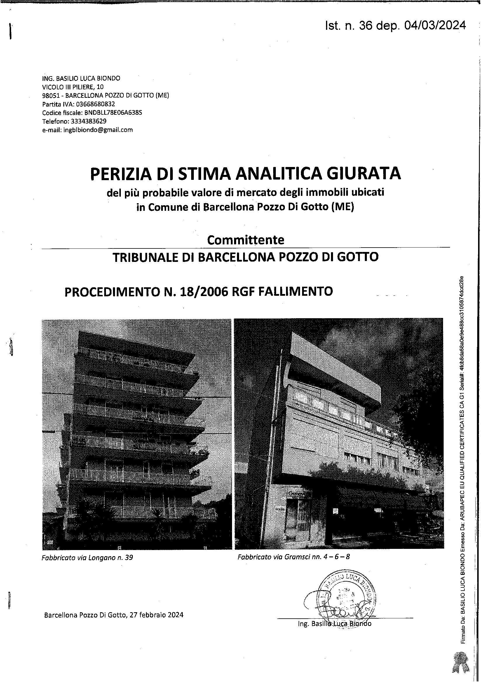 immobile appartamento all'asta in Via Antonio Gramsci 4-6-8 - 98051 Barcellona Pozzo di Gotto (ME) - 1