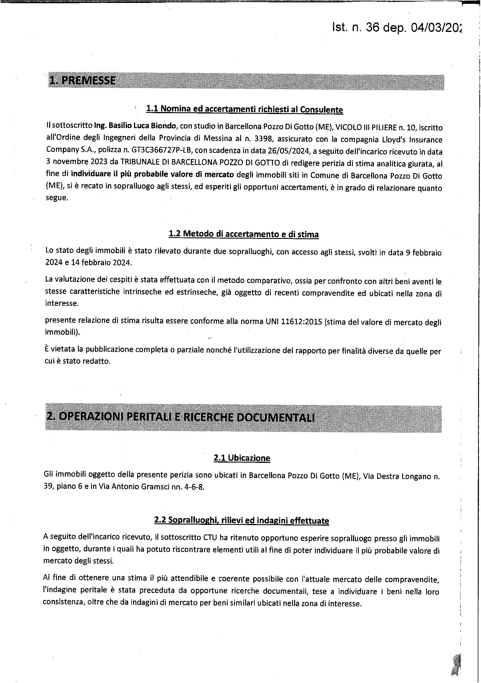immobile appartamento all'asta in Via Antonio Gramsci 4-6-8 - 98051 Barcellona Pozzo di Gotto (ME) - 2