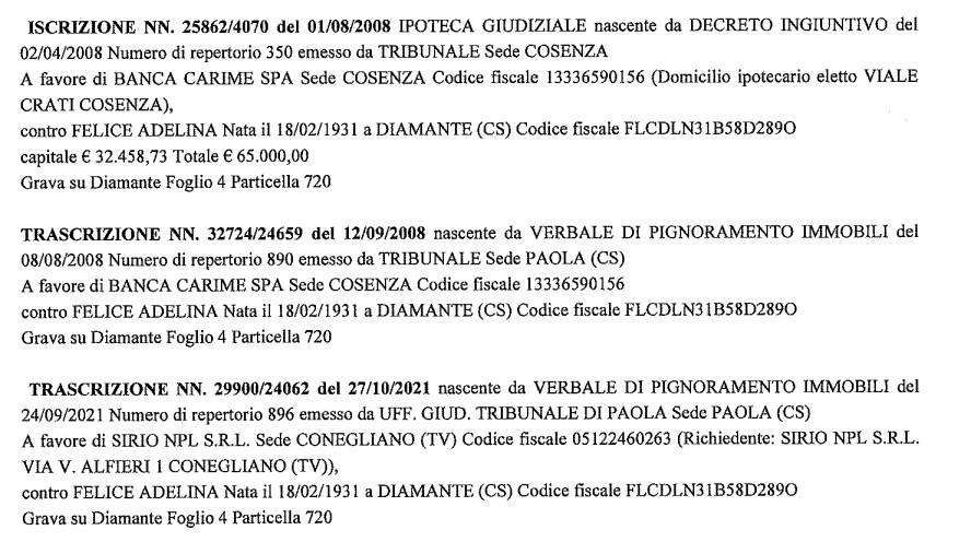 immobile villa all'asta in contrada Cucco, contrada Cucco - 87023 Diamante (CS) - 1