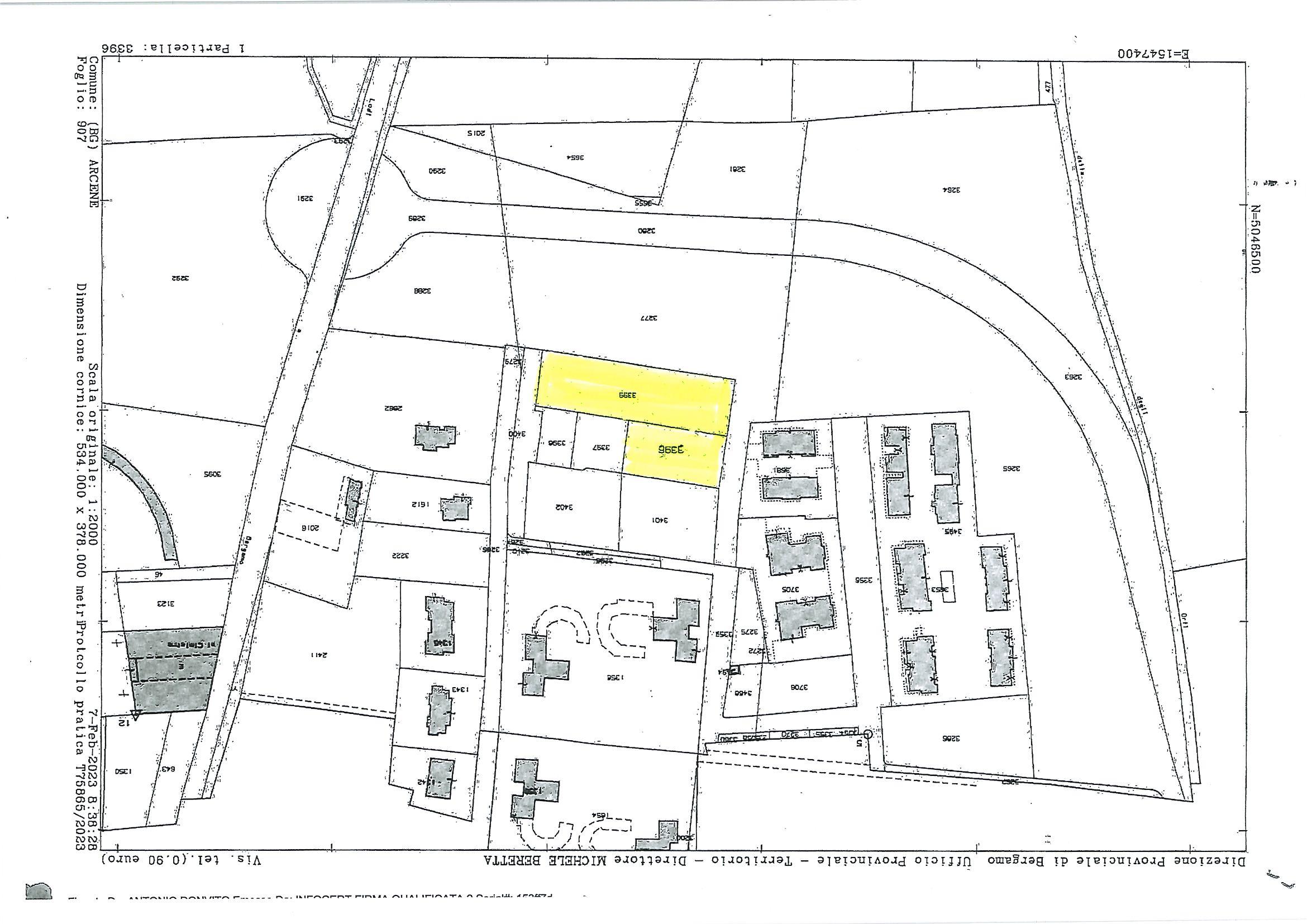 immobile terreno all'asta in Via Giacomo Leopardi, 24040 Arcene BG, Italia Arcene, Bergamo - 1