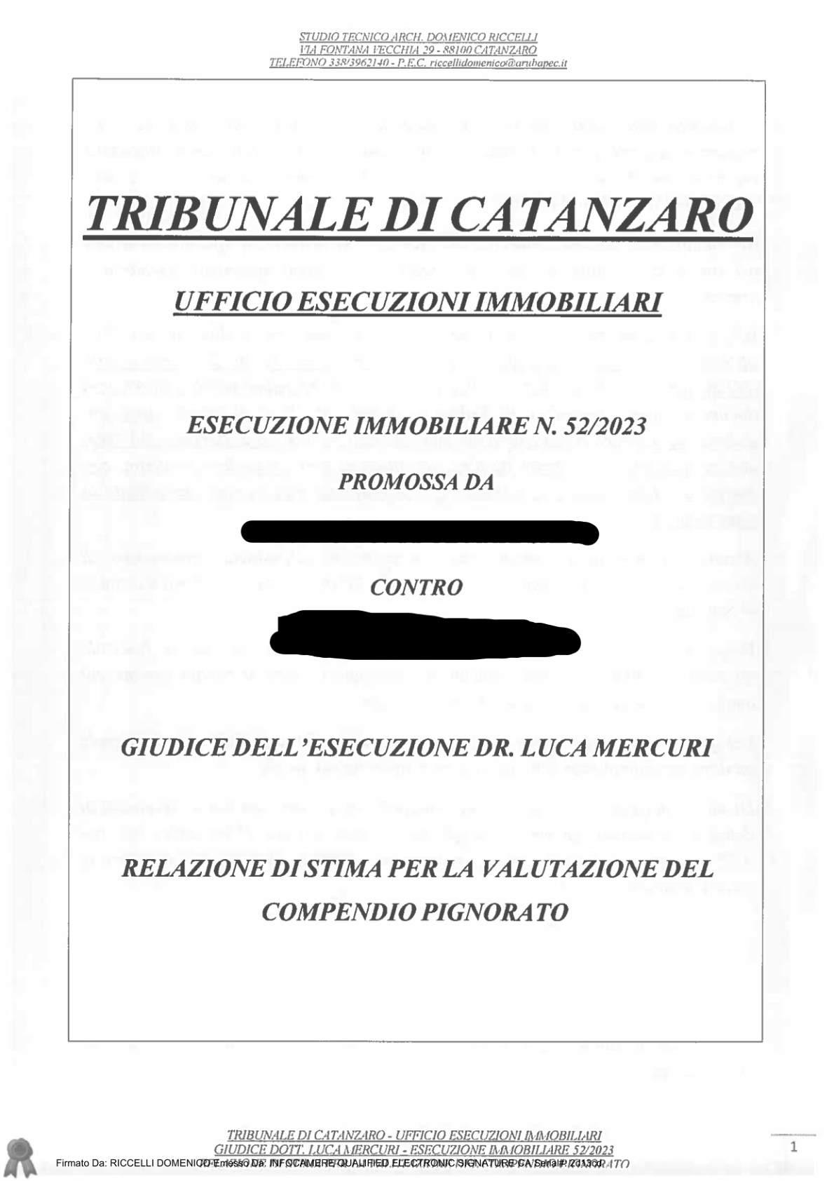 immobile terreno all'asta in Settingiano - Settingiano (CZ) - 1