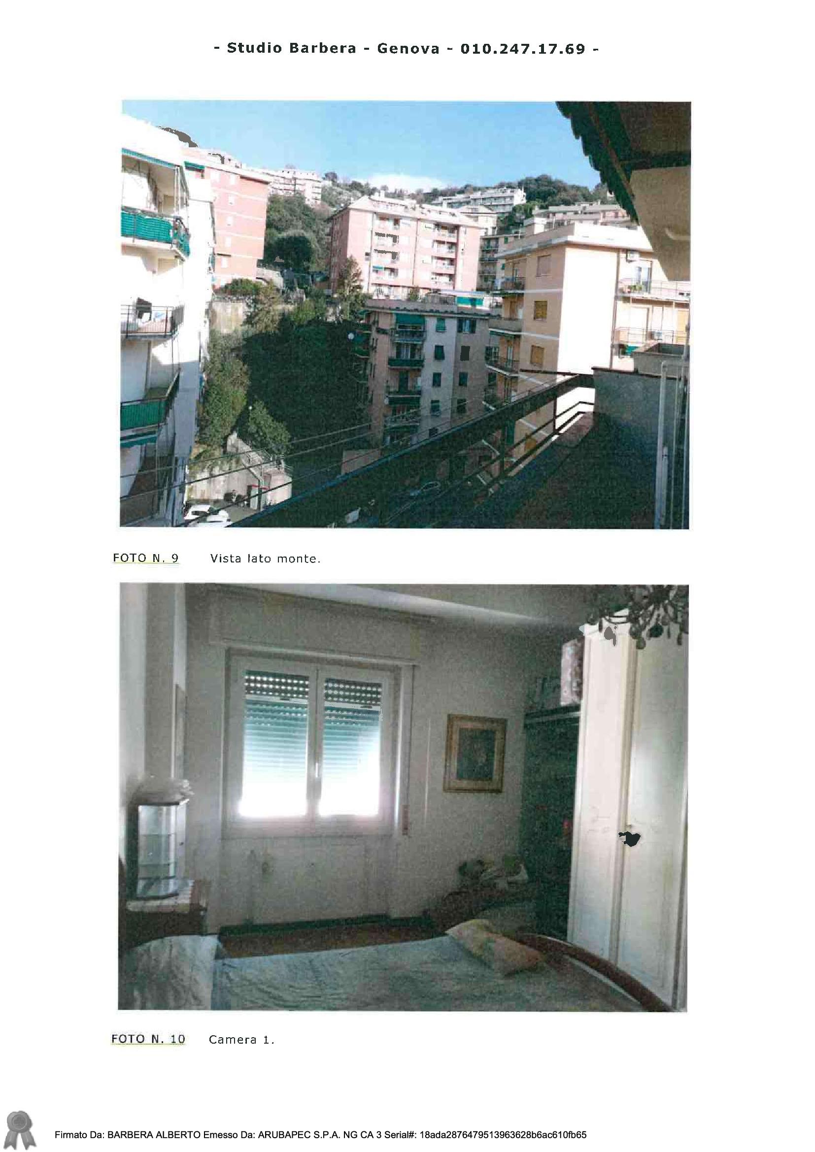 immobile appartamento all'asta in Via Aureliano Galeazzo, 2-22 - 16143 Genova (GE) - 1