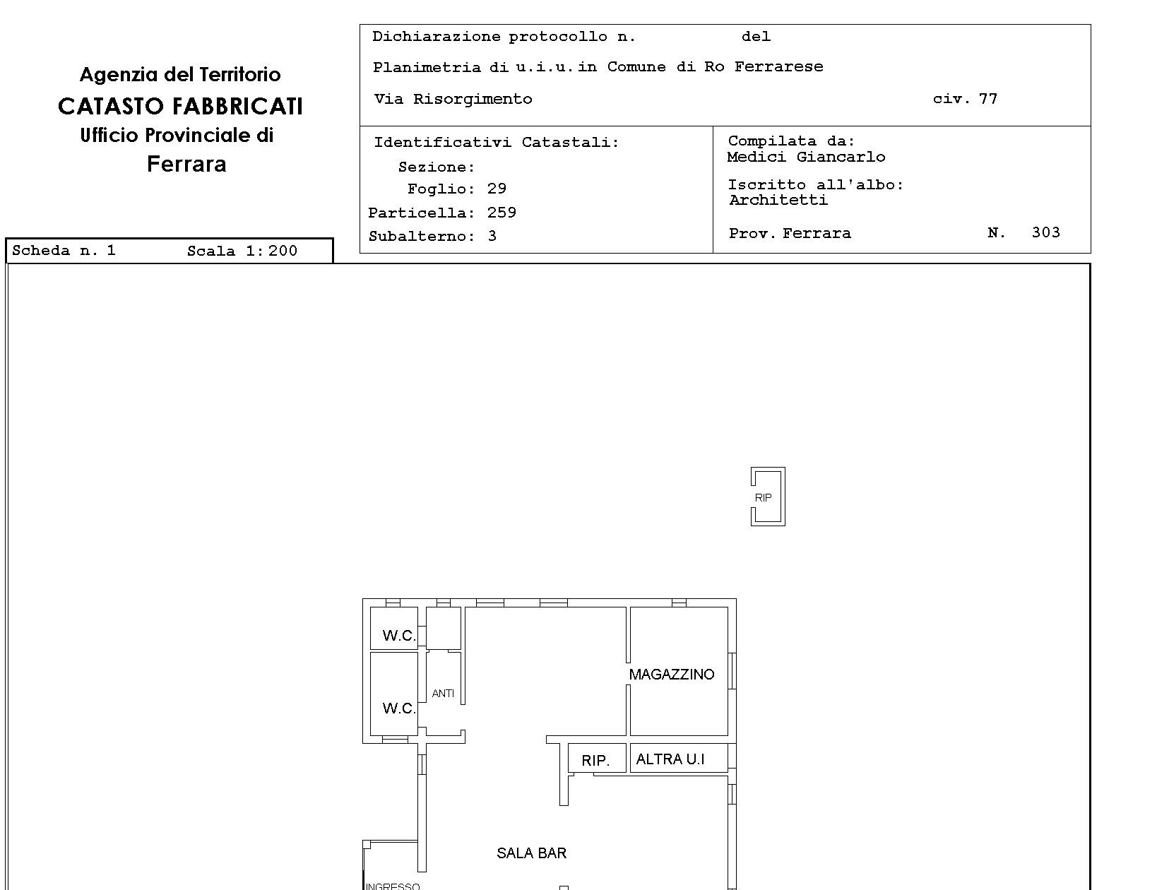 immobile negozio all'asta in Ro Ferrarese, Via Risorgimento - 44030 Ro (FE) - 4