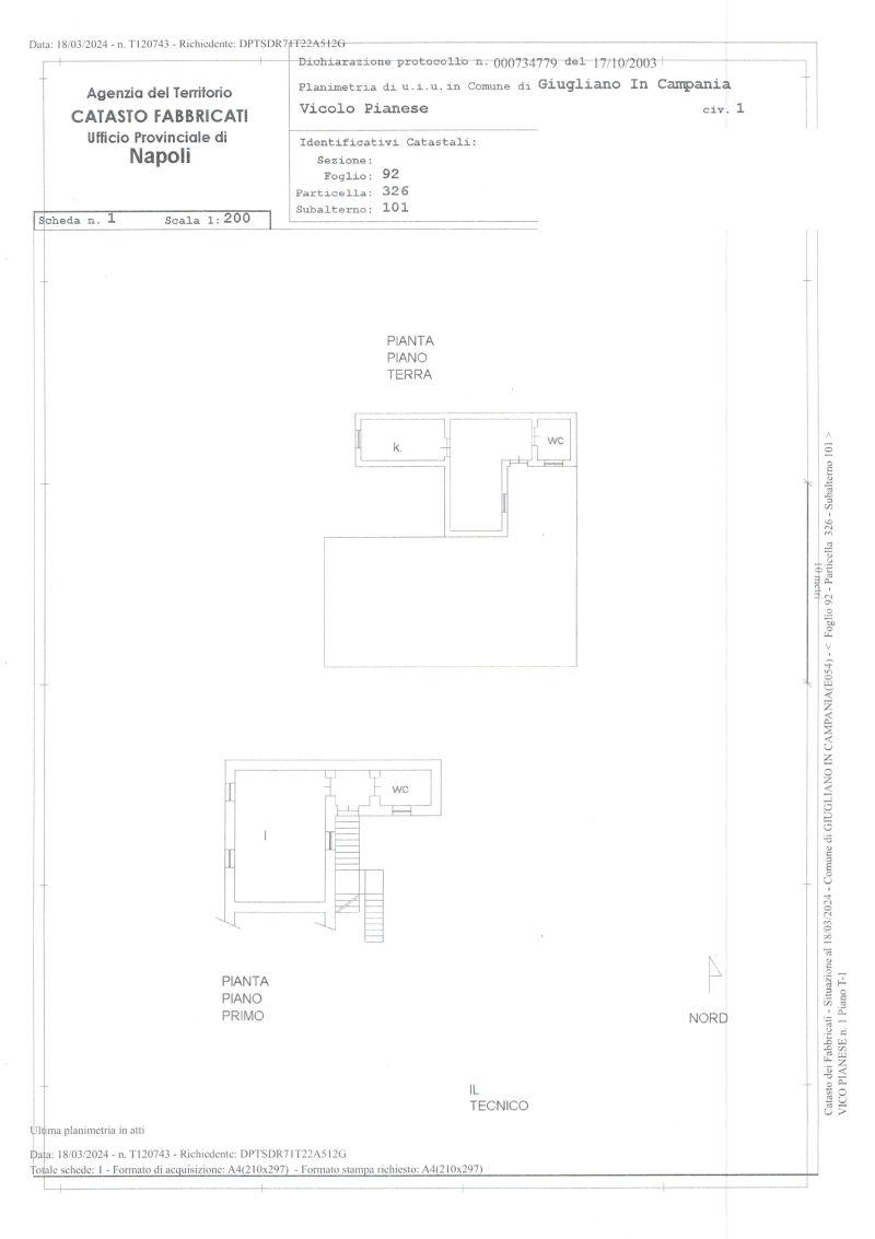 immobile appartamento all'asta in Vico Pianese, n 6 - 80014 Giugliano in Campania (NA) - 4