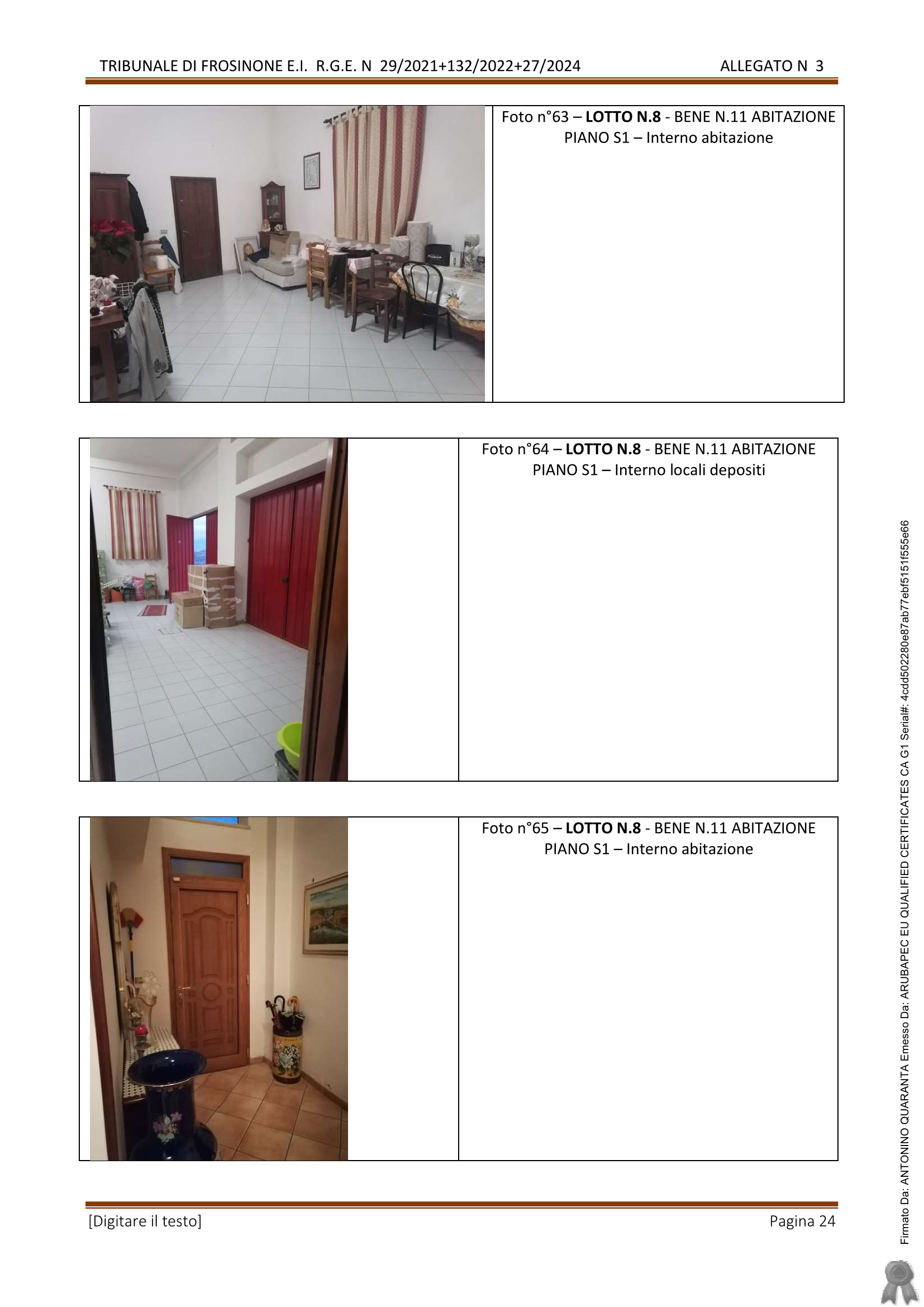 immobile villa all'asta in Via Croce Tani Fumone - Ferentino (FR) - 3