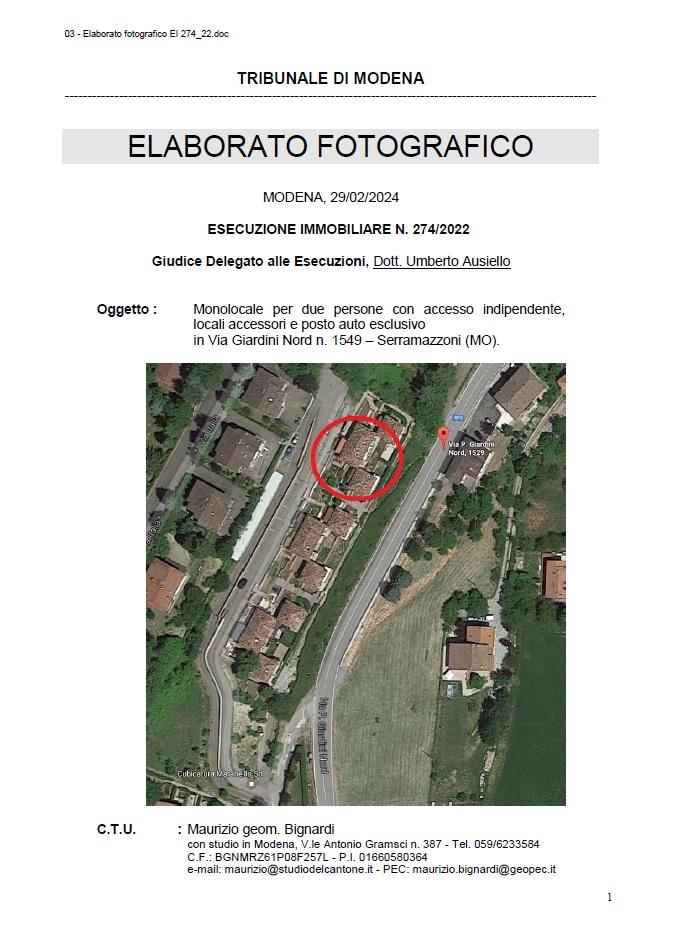immobile appartamento all'asta in Via Giardini Nord, 1549, 41028 Serramazzoni MO, Italia Serramazzoni, Modena - 3