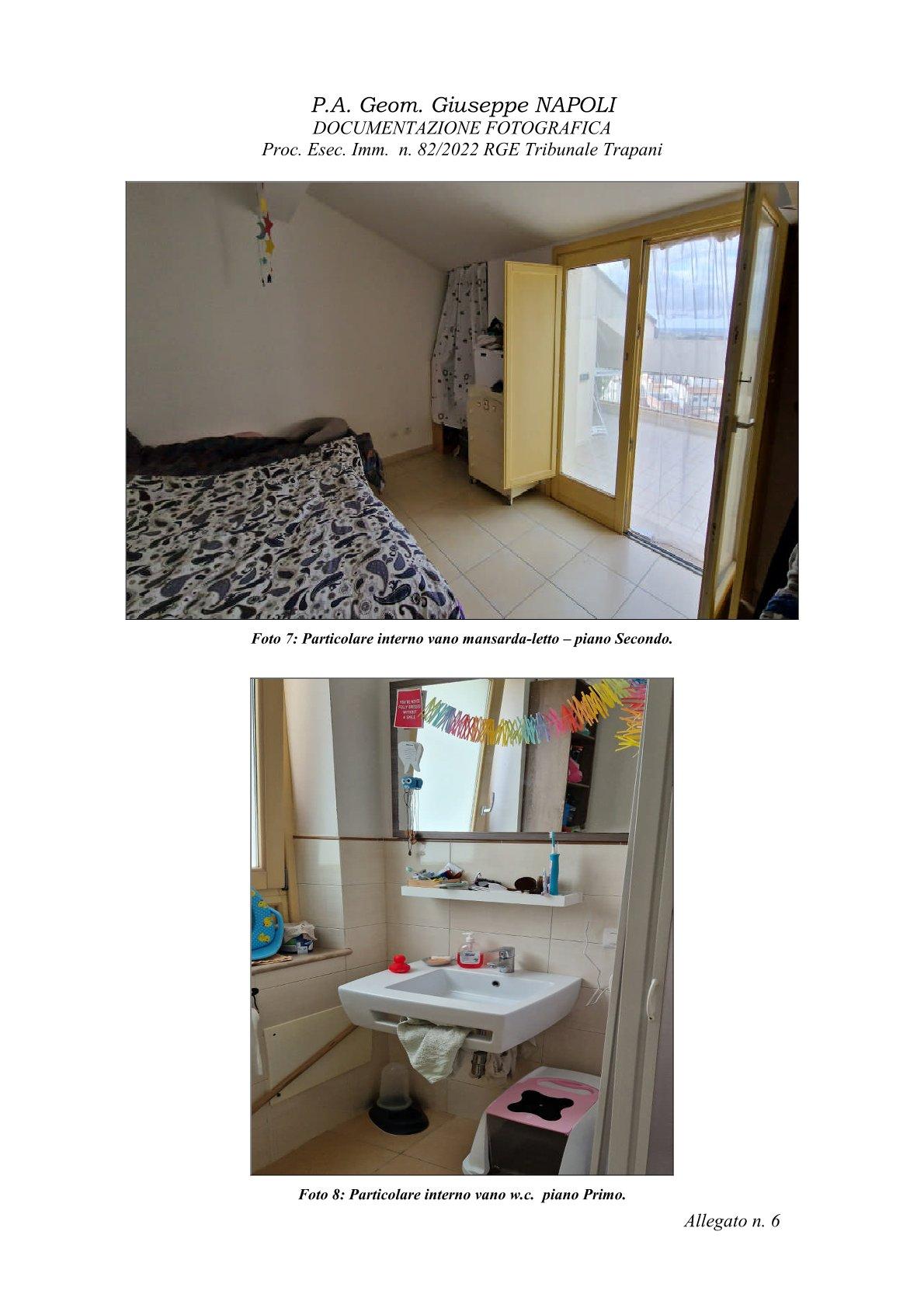 immobile villa all'asta in via dei Narcisi 7 c/da Rigaletta - 91016 Erice (TP) - 1