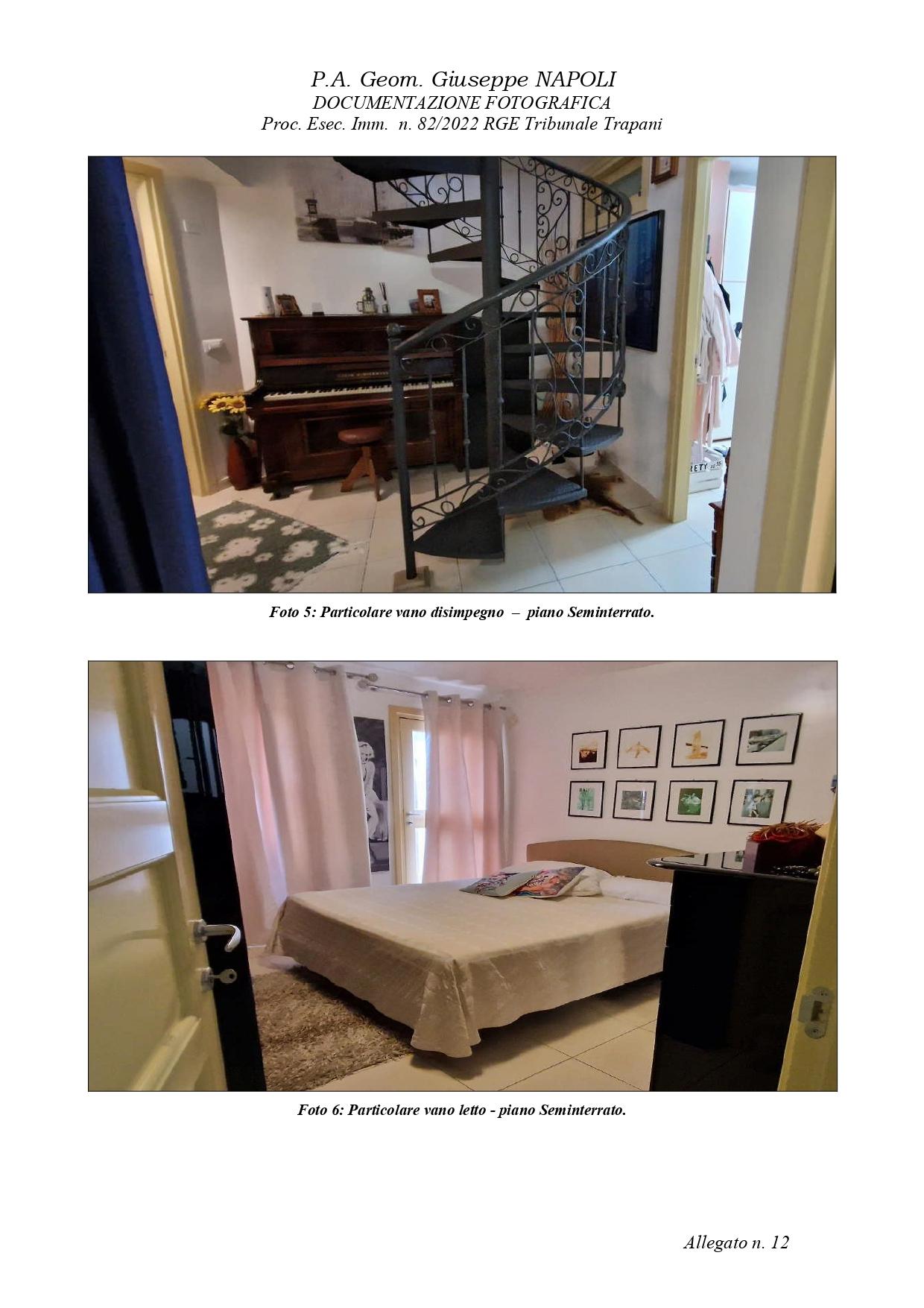 immobile villa all'asta in Via dei Narcisi, 7 c/da Rigaletta - 91016 Erice (TP) - 1