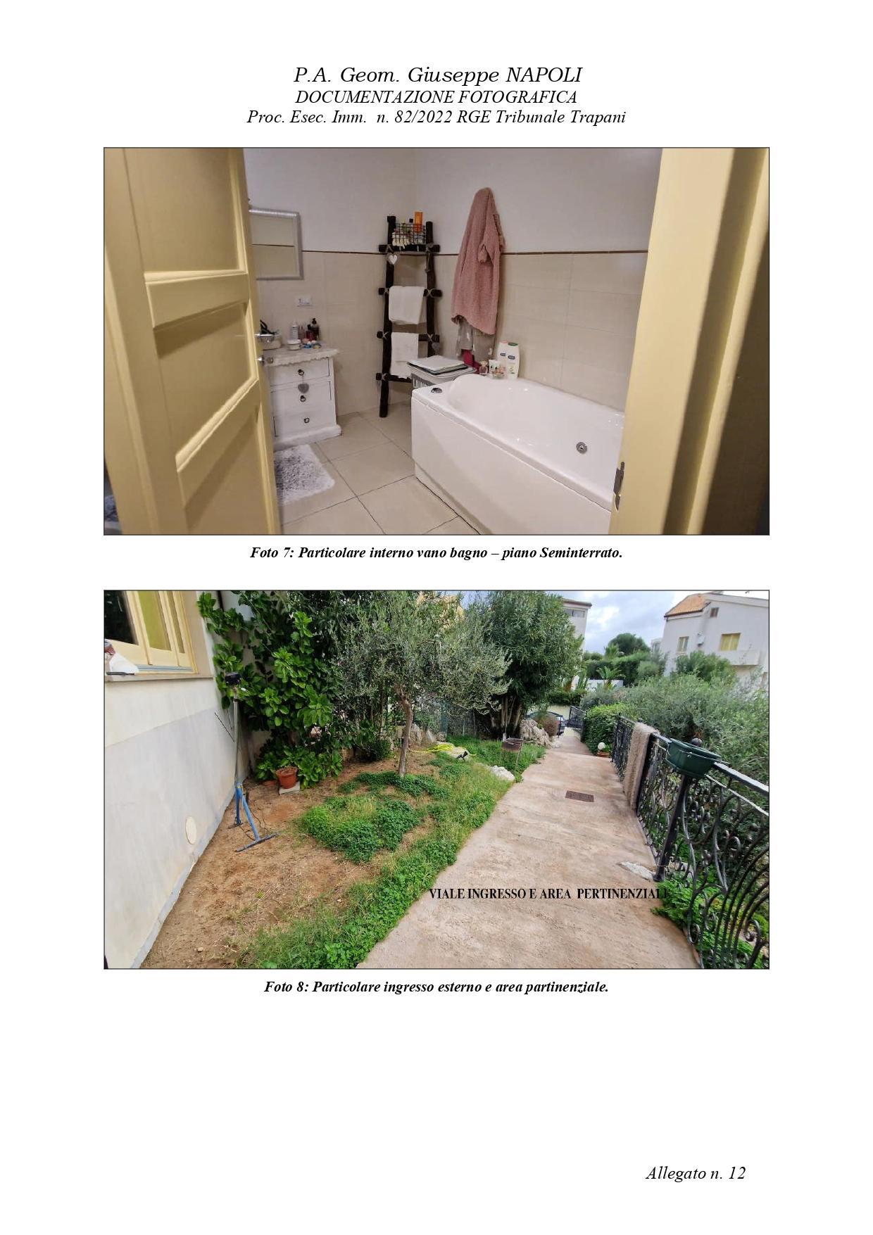 immobile villa all'asta in Via dei Narcisi, 7 c/da Rigaletta - 91016 Erice (TP) - 3