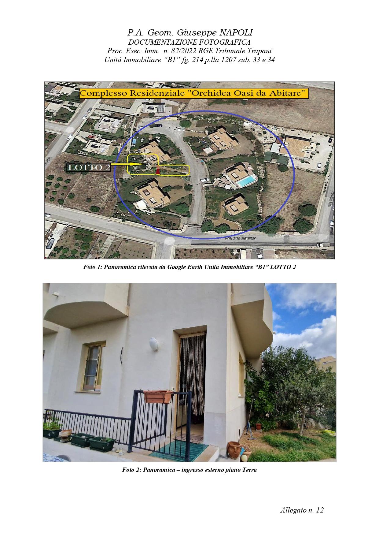 immobile villa all'asta in Via dei Narcisi, 7 c/da Rigaletta - 91016 Erice (TP) - 4