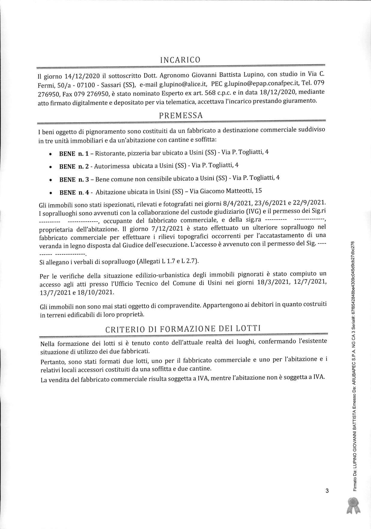 immobile appartamento all'asta in Via G Matteotti, 15, 07049 Usini SS, Italia Usini, Sassari - 3