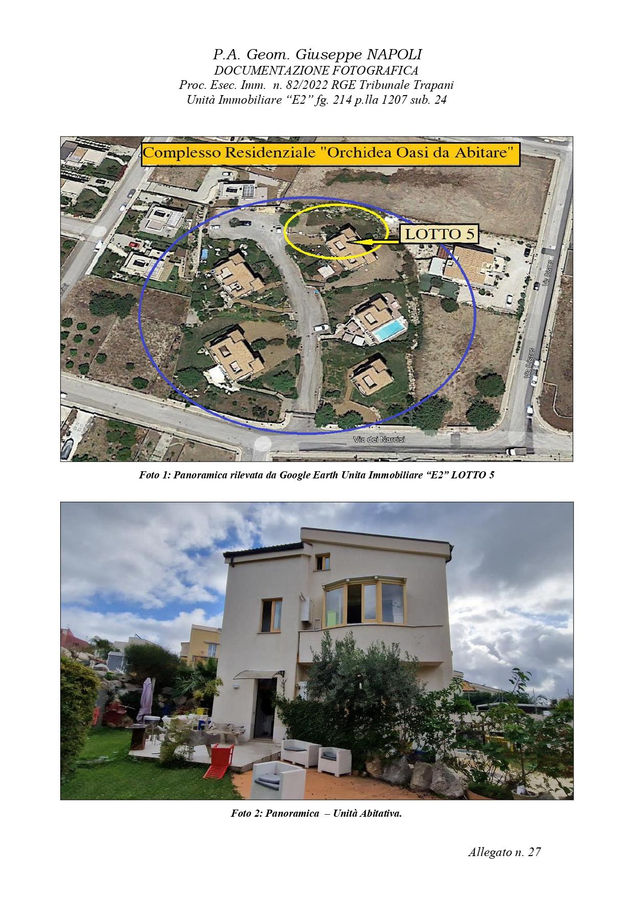 immobile villa all'asta in Via Dei Narcisi 7 C/da Rigaletta - 91016 Erice (TP) - 2