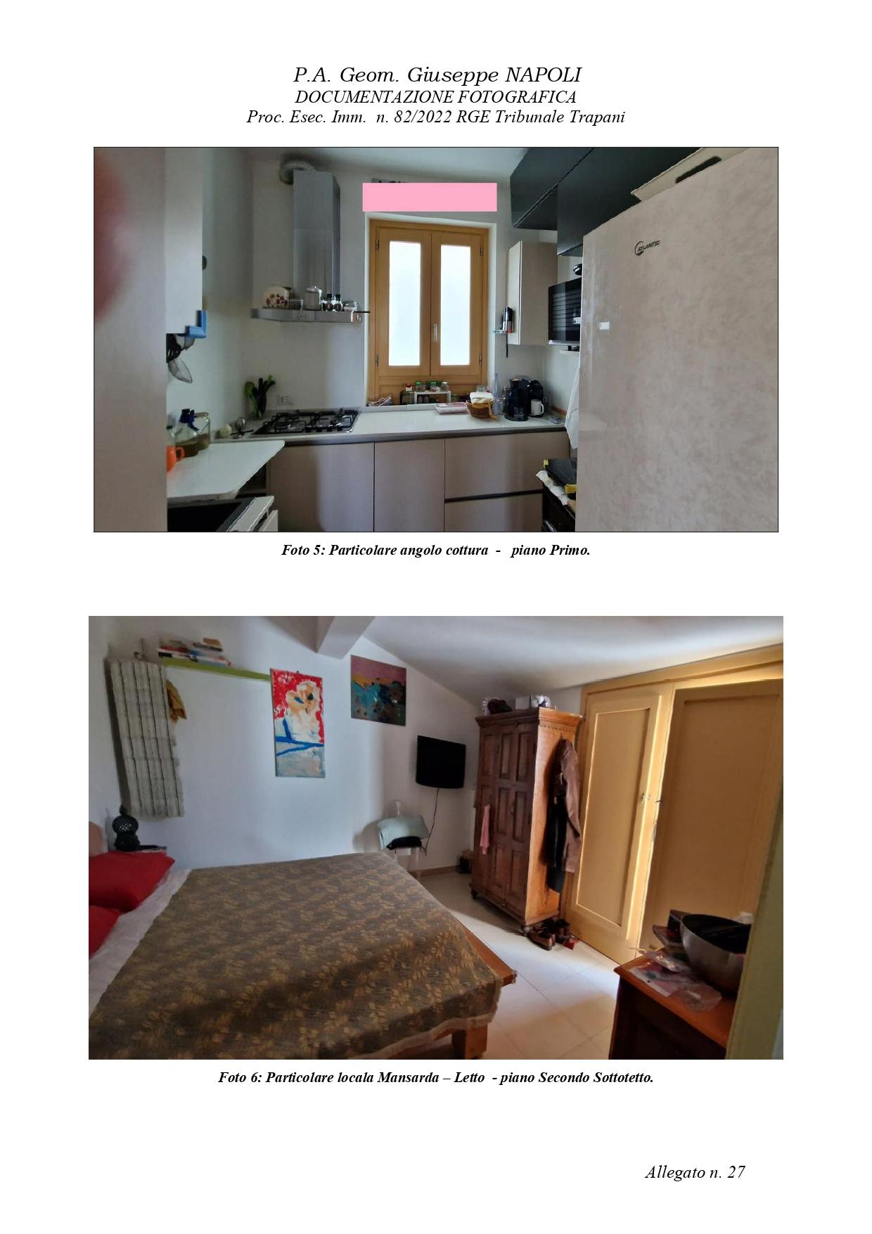immobile villa all'asta in Via Dei Narcisi 7 C/da Rigaletta - 91016 Erice (TP) - 3