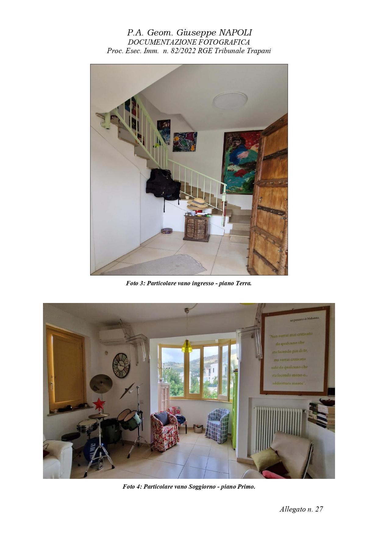 immobile villa all'asta in Via Dei Narcisi 7 C/da Rigaletta - 91016 Erice (TP) - 4