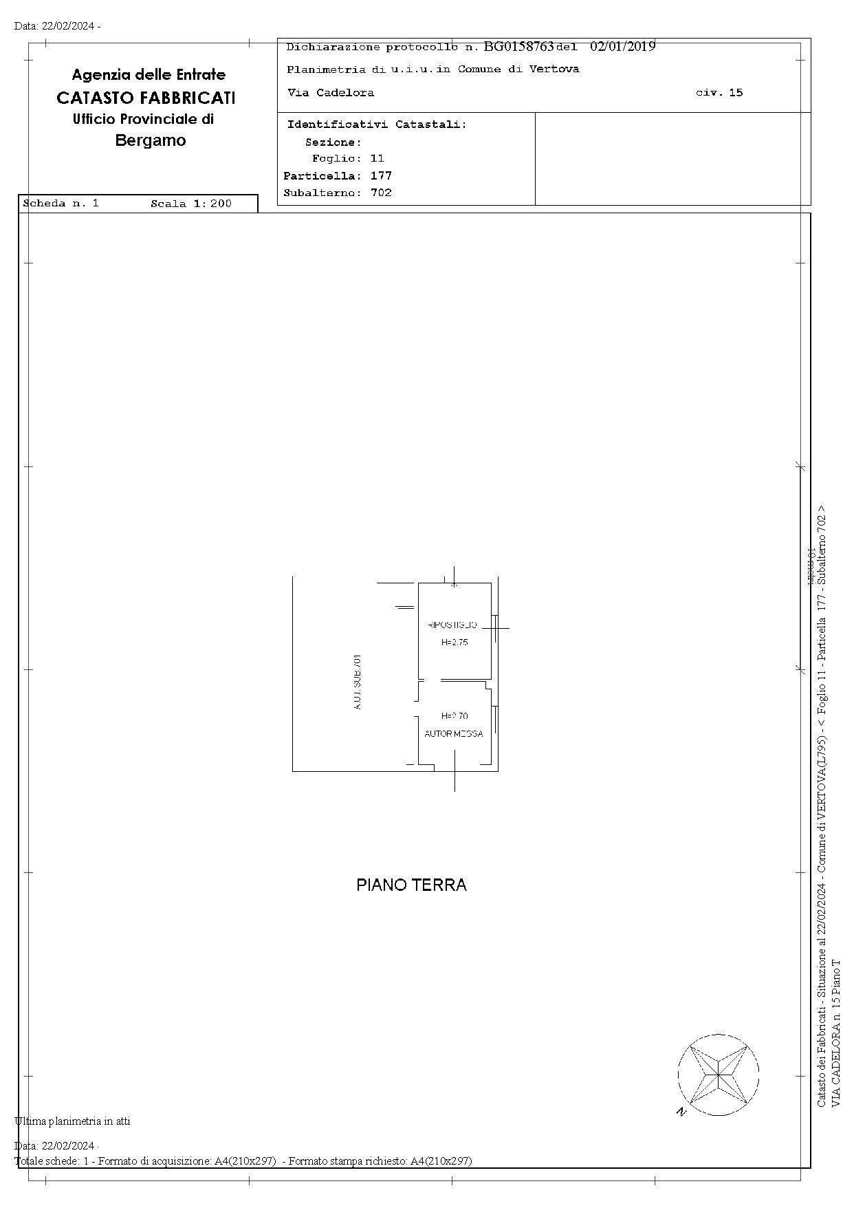 immobile appartamento all'asta in Via Cadelora, 13, 24029 Vertova BG, Italia Vertova, Bergamo - 1