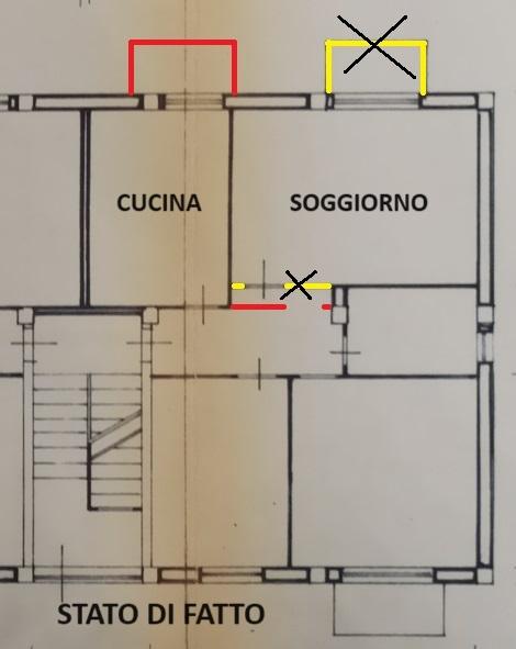 planimetria APPARTAMENTO ALL'ASTA IN VIA EUROPA, VEDANO AL LAMBRO (MB) - 1