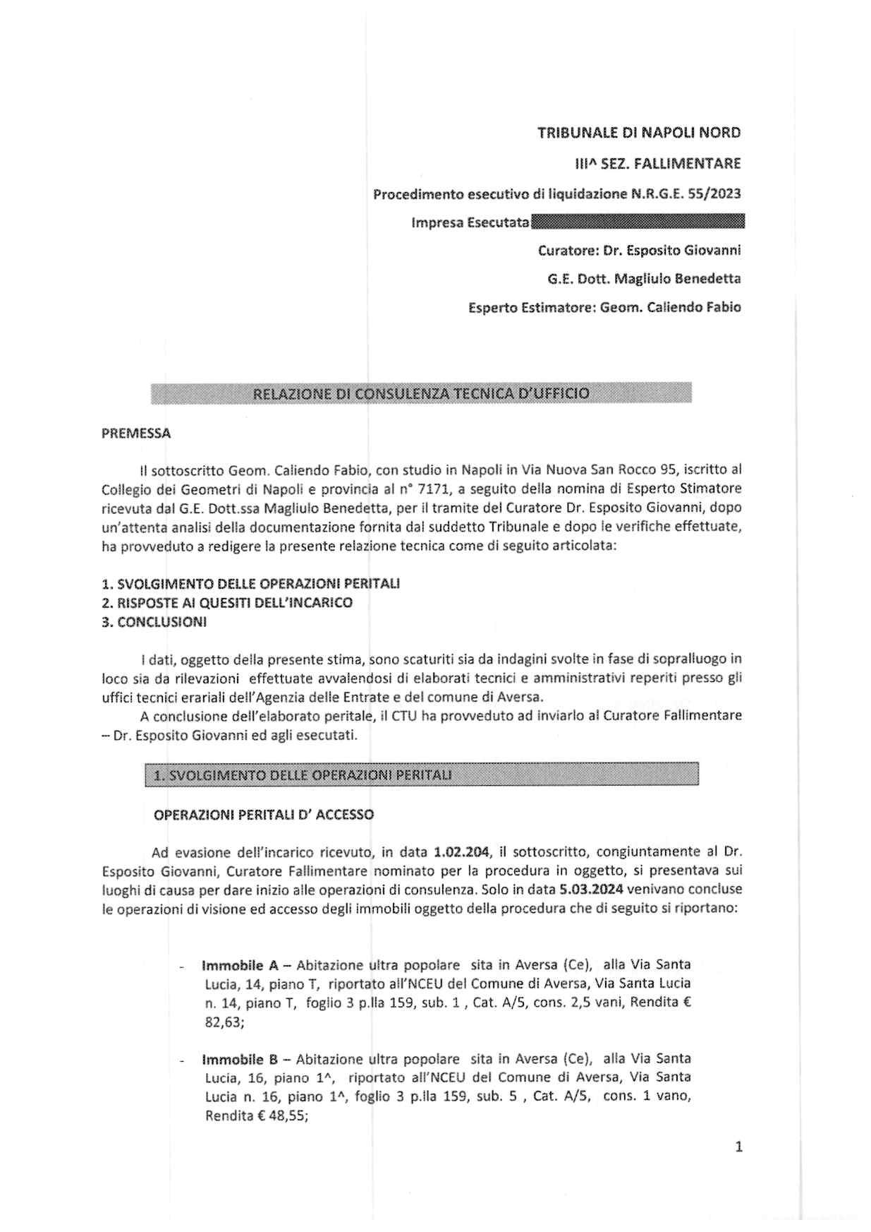 immobile appartamento all'asta in Via Santa Lucia, 14, 81031 Aversa CE, Italia Aversa, Caserta - 1