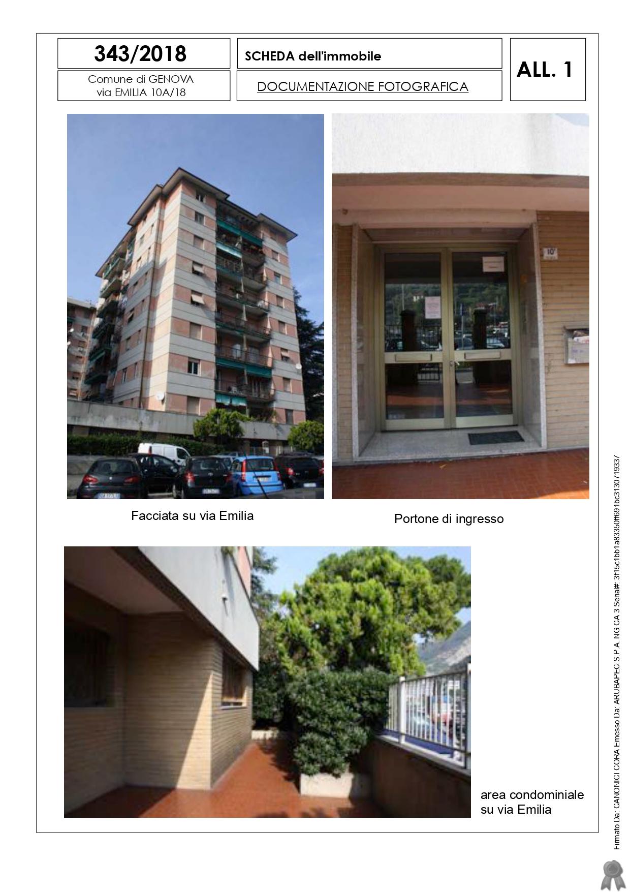 immobile appartamento all'asta in Via Emilia, 10 -10A int 18 scala 2 - 16138 Genova (GE) - 1