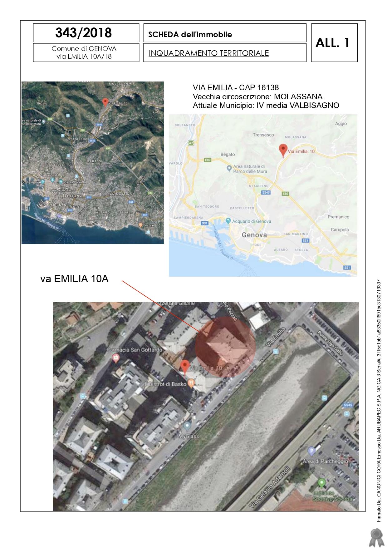 immobile appartamento all'asta in Via Emilia, 10 -10A int 18 scala 2 - 16138 Genova (GE) - 4