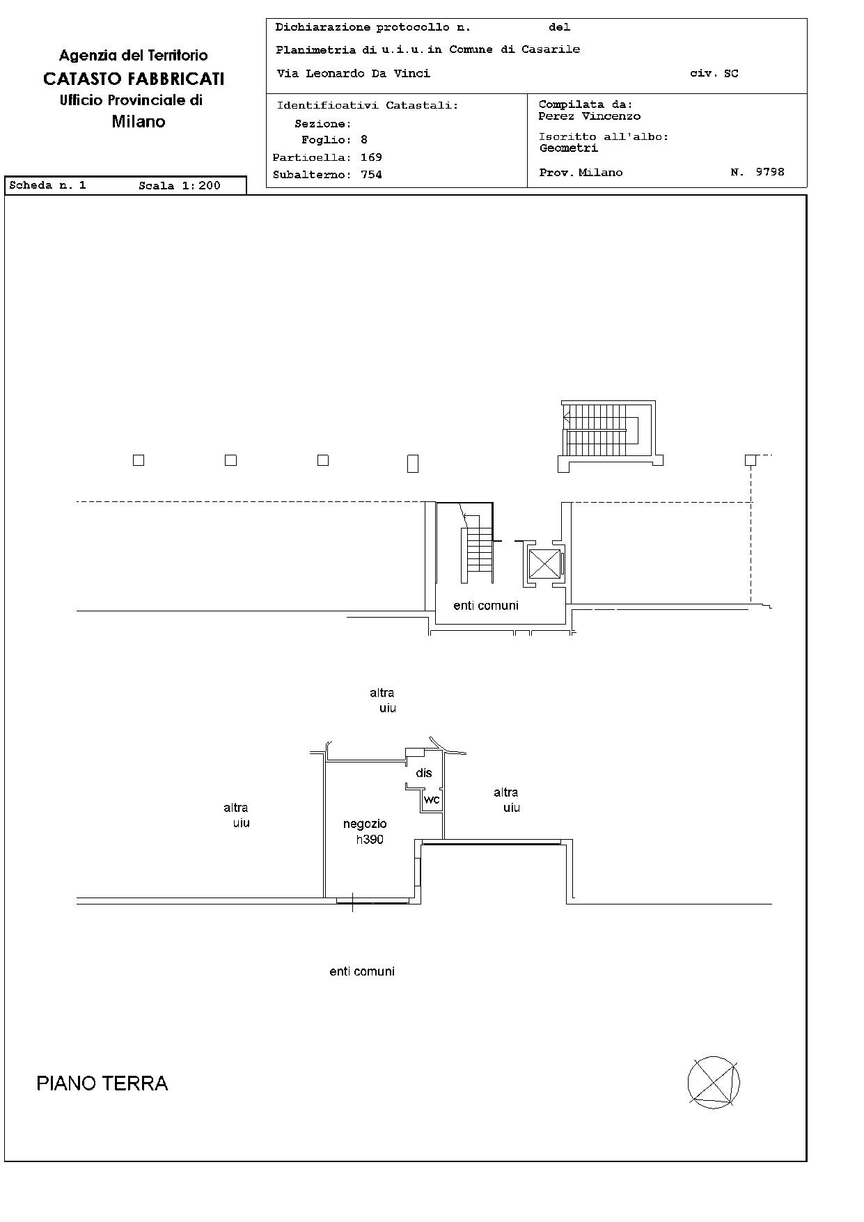 immobile attivita commerciale all'asta in Via Leonardo Da Vinci  2 - 20080 Casarile (MI) - 2