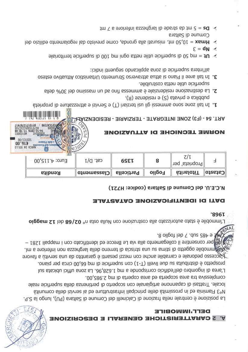 immobile appartamento all'asta in Localita' Saltara - Frazione Calcinelli - Via Flaminia 28 - 61036 Colli al Metauro (PU) - 5