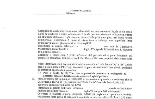 immobile terreno all'asta in Contrada Santa Lucia , 17 - 71030 Casalvecchio di Puglia (FG) - 5