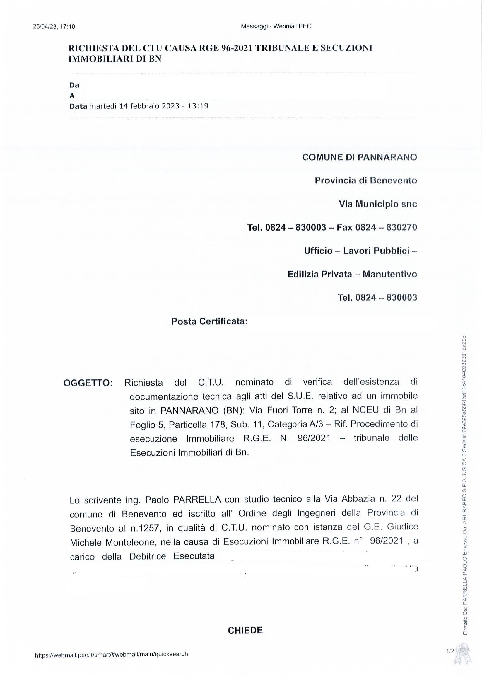immobile appartamento all'asta in Via Fuori Torre, snc - 82017 Pannarano (BN) - 3