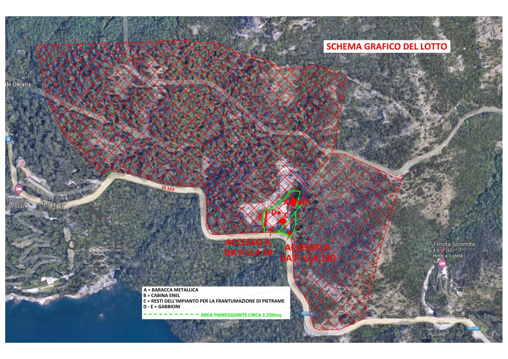 immobile terreno all'asta in Faro Capo Dorso, SS163, 84010 Maiori SA, Italia Maiori, Salerno - 1