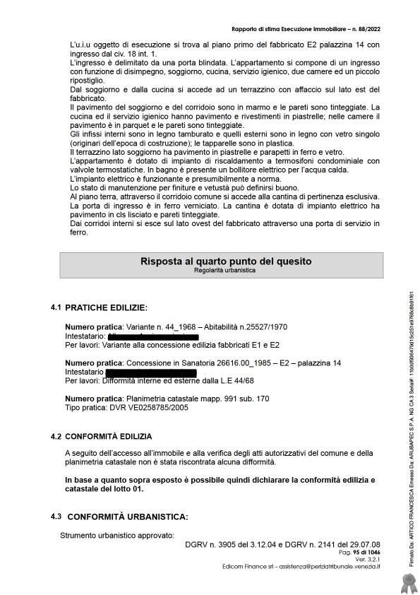 immobile posto auto all'asta in Via Jacopo Filiasi - 30172 Venezia (VE) - 3