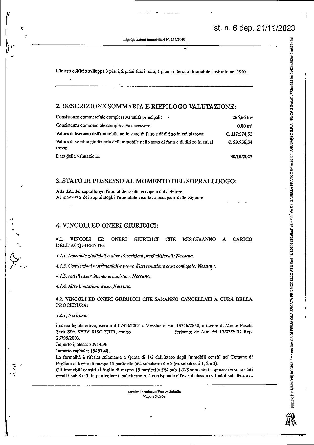 immobile appartamento all'asta in Via Risorgimento, Frazione Rocchenere, 16 - 98020 Pagliara (ME) - 3