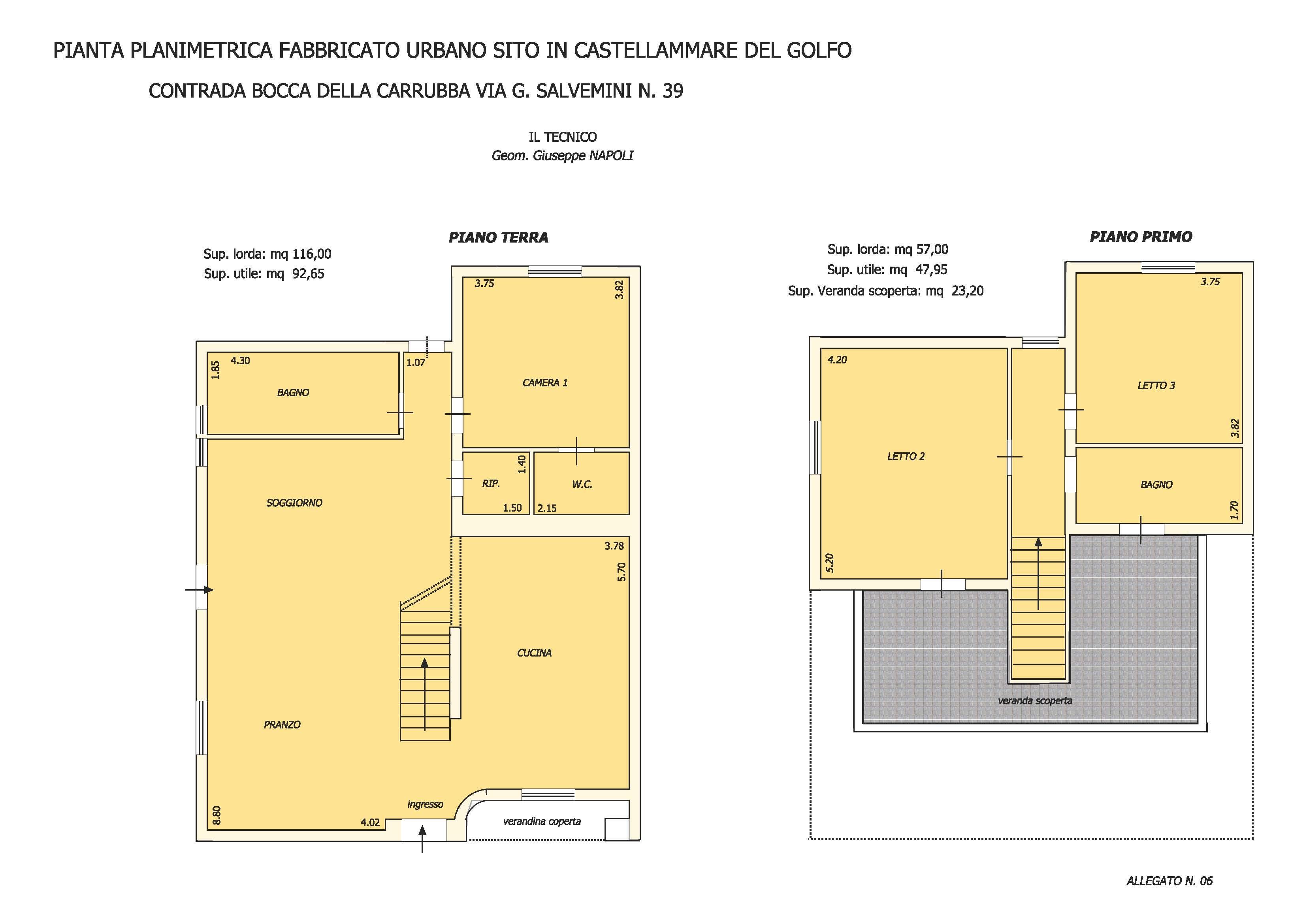 immobile villa all'asta in Via Gaetano Salvemini, 39, 91014 Castellammare del Golfo TP, Italia Castellammare Del Golfo, Trapani - 3