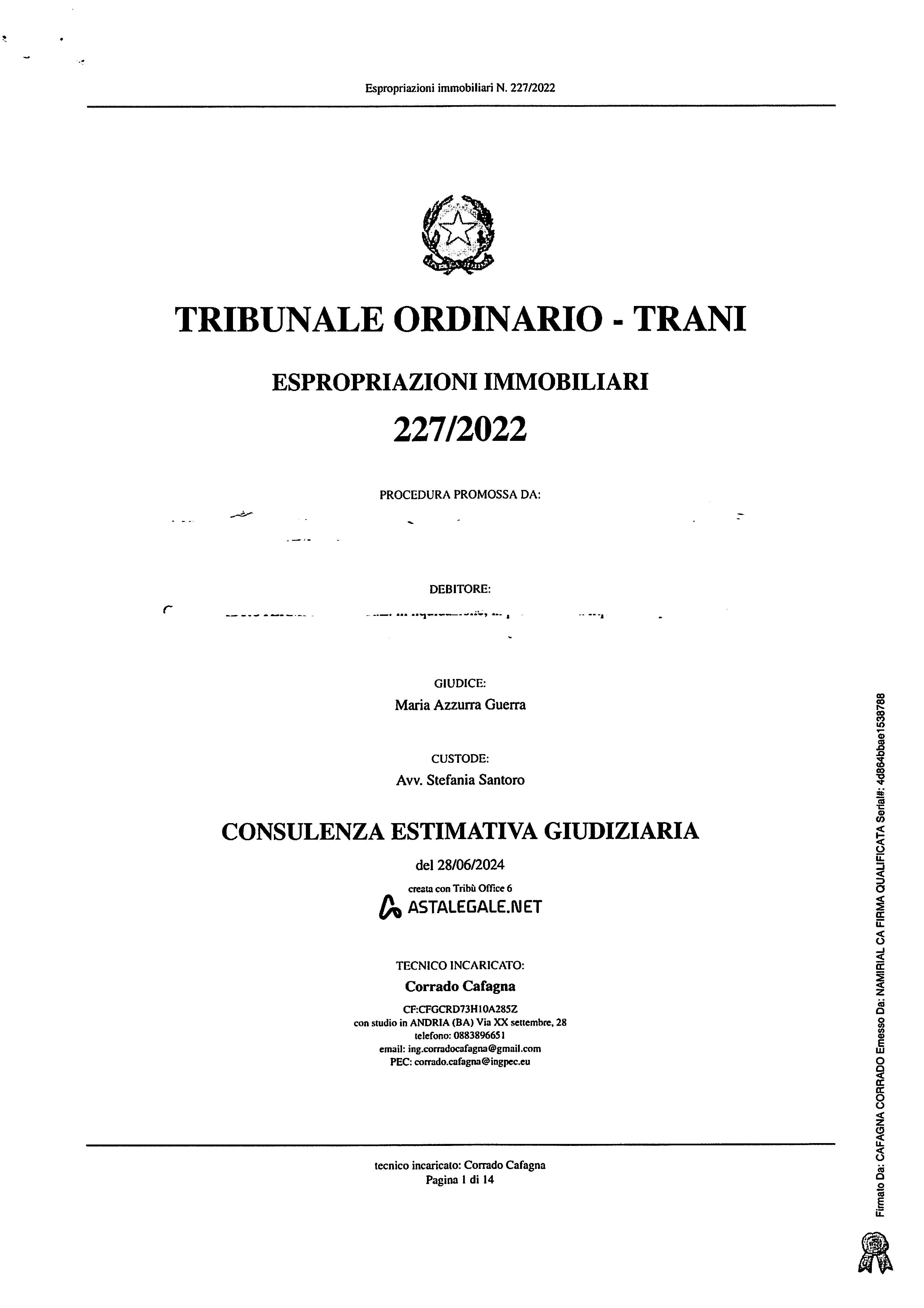 immobile magazzino all'asta in VIA EDMONDO DE AMICIS 29/A - 70037 Ruvo di Puglia (BA) - 1