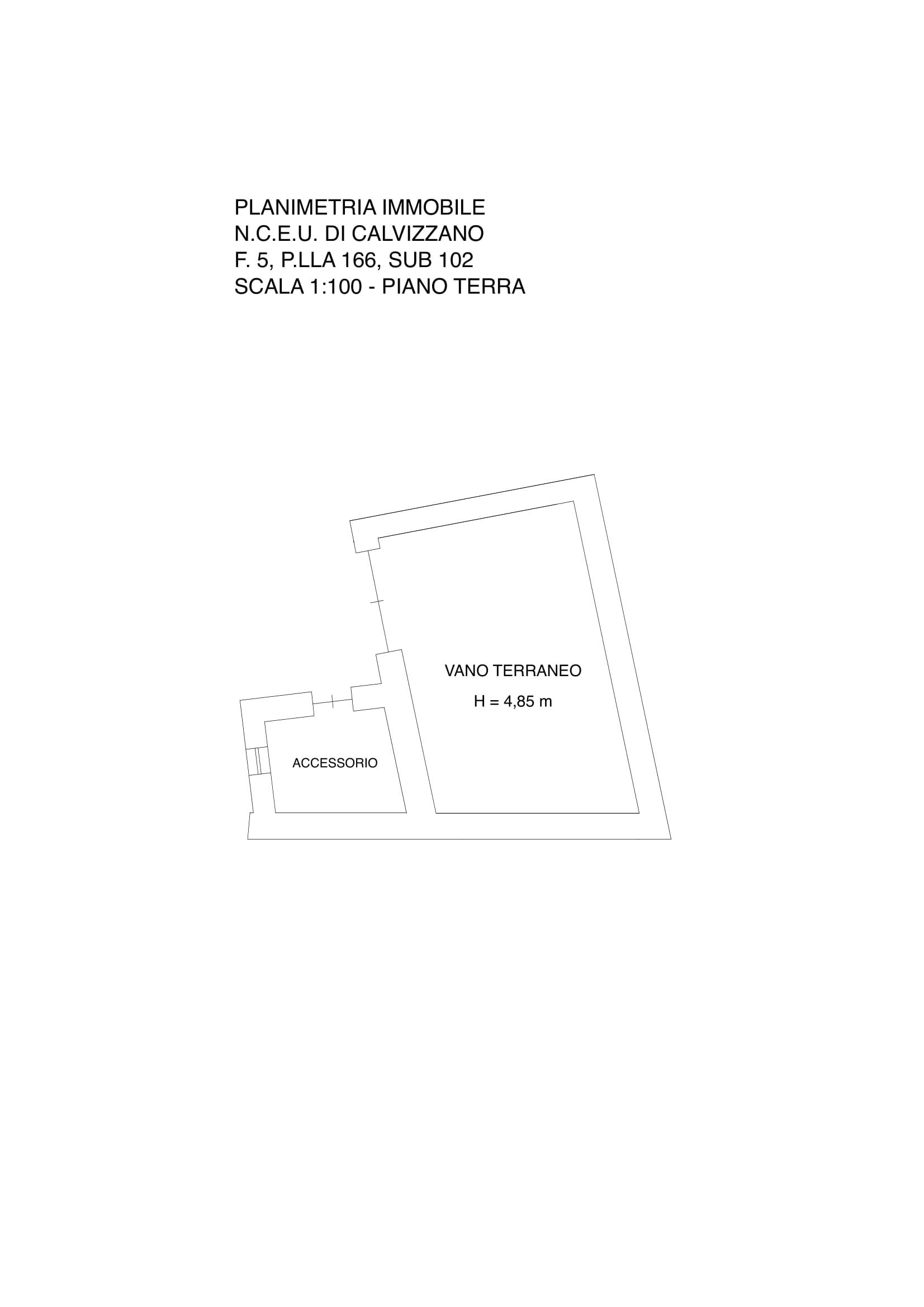immobile magazzino all'asta in Via Conte Mirabelli n132 - 80012 Calvizzano (NA) - 1