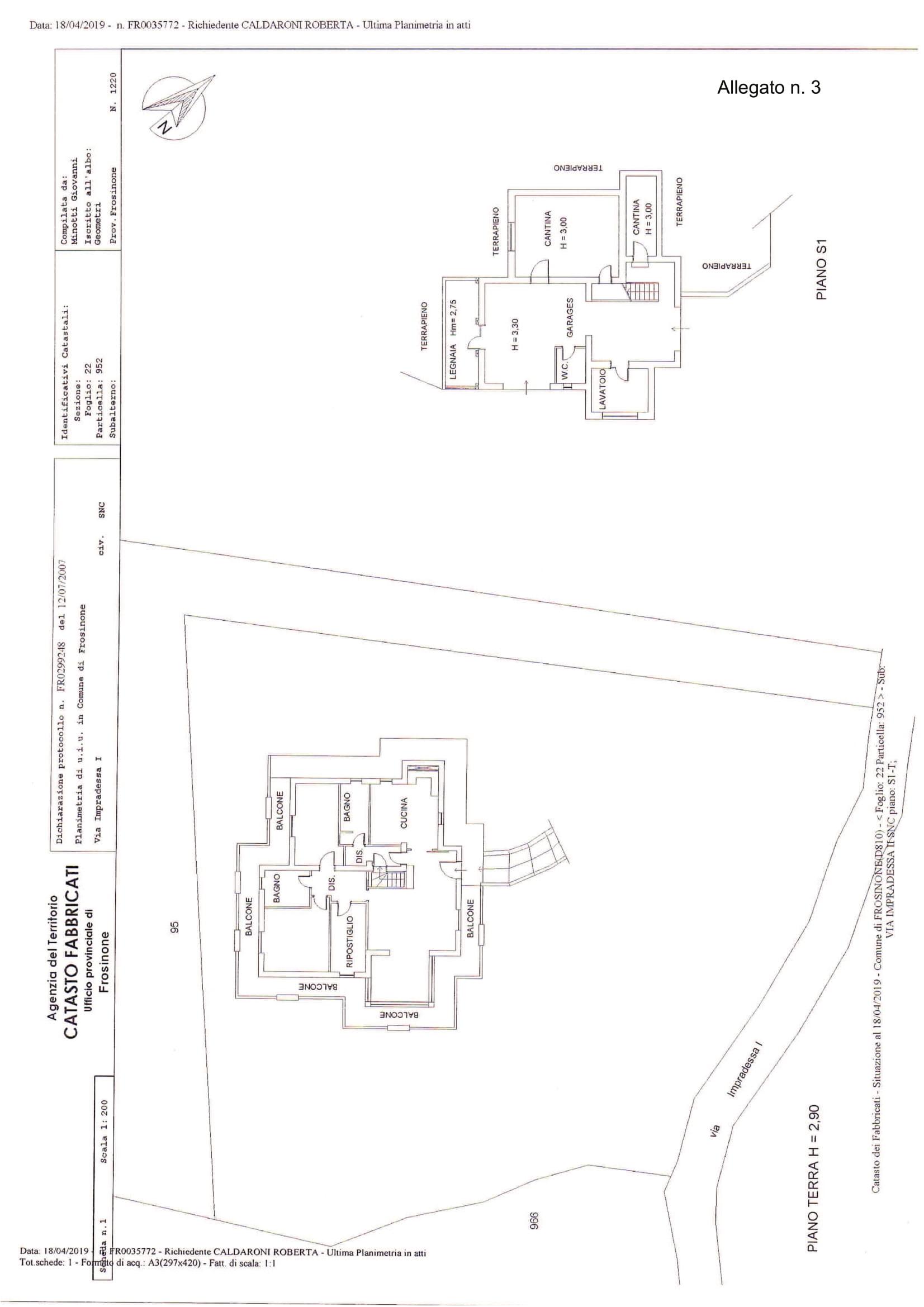 immobile villa all'asta in VIA IMPRADESSA N 10 - 03100 Frosinone (FR) - 3