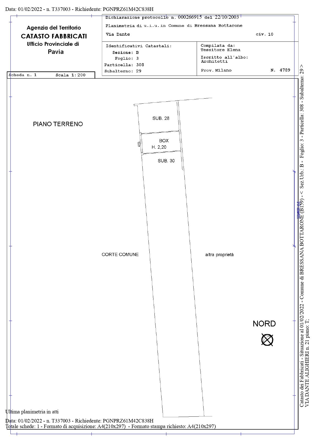 immobile appartamento all'asta in Via Dante Alighieri 21 - 27042 Bressana Bottarone (PV) - 3
