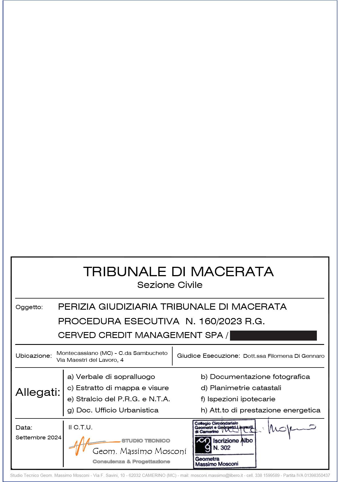 immobile appartamento all'asta in Via Maestri del Lavoro 4 - 62010 Montecassiano (MC) - 1