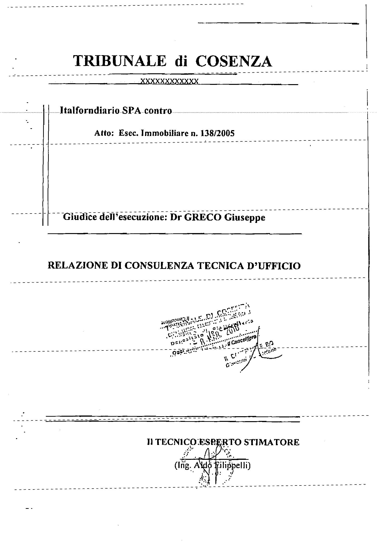 immobile magazzino all'asta in Via Fratelli Bandiera, 60-62-64 - 87050 Rovito (CS) - 1
