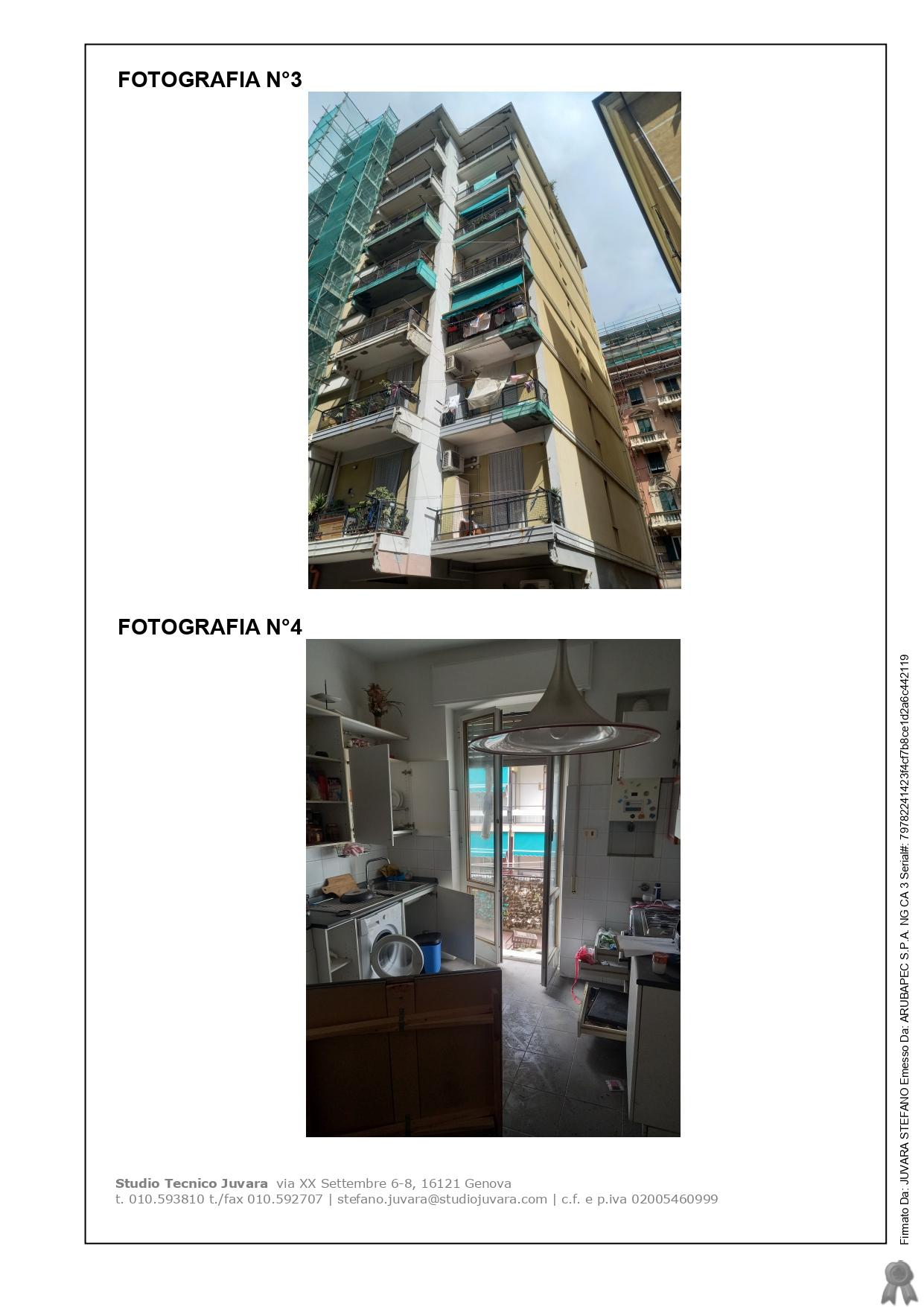 immobile appartamento all'asta in VIA BEZZECCA 3/8 edificio 3, interno 8, piano 4 - 16151 Genova (GE) - 1
