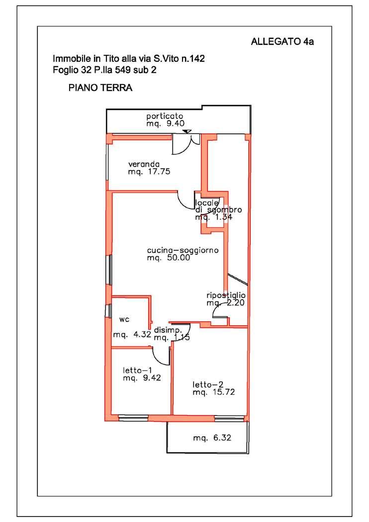 immobile appartamento all'asta in Via S Vito, 152, 85050 Tito PZ, Italia Tito, Potenza - 2