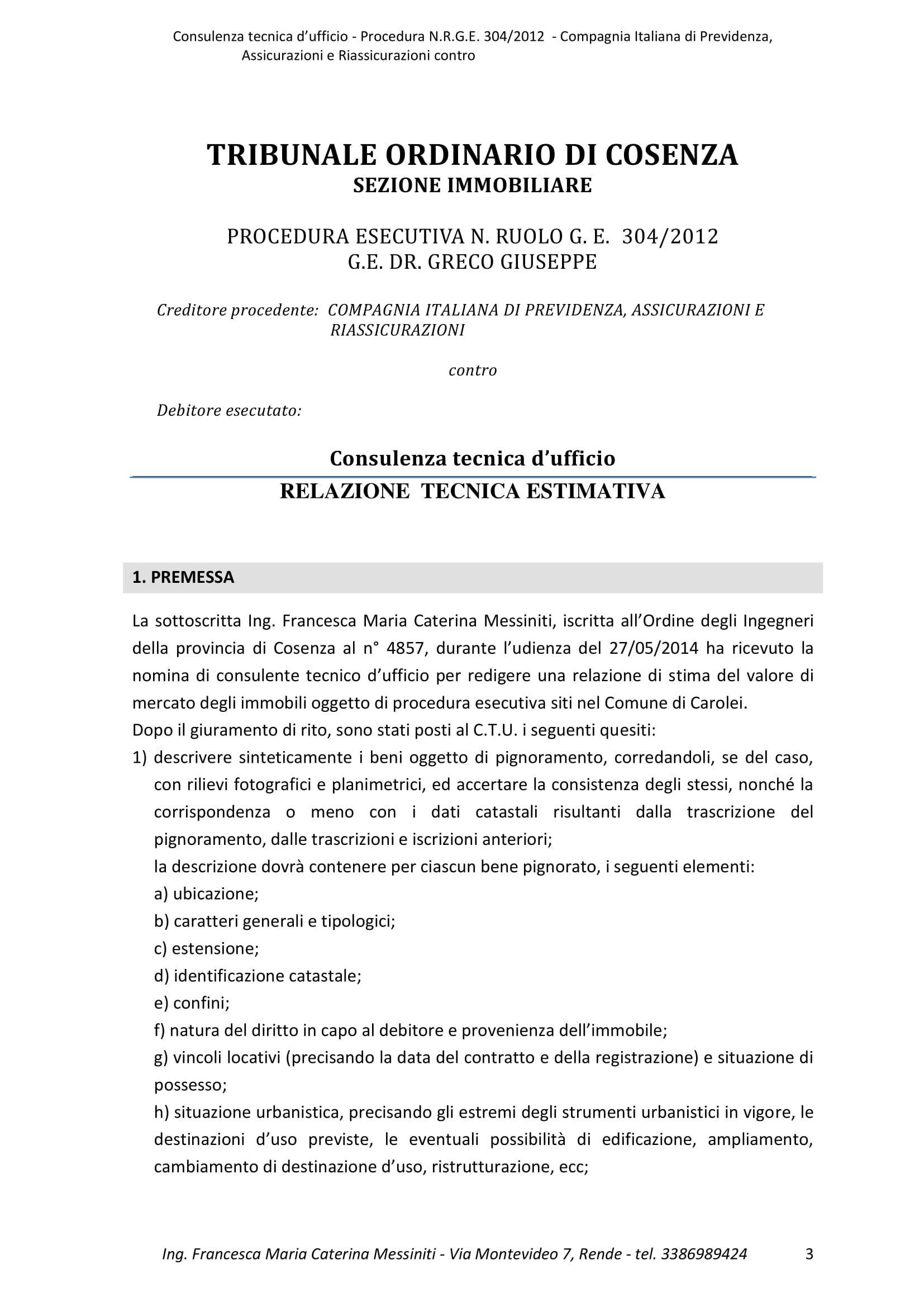 immobile attivita commerciale all'asta in Via G Carducci - 87030 Carolei (CS) - 3