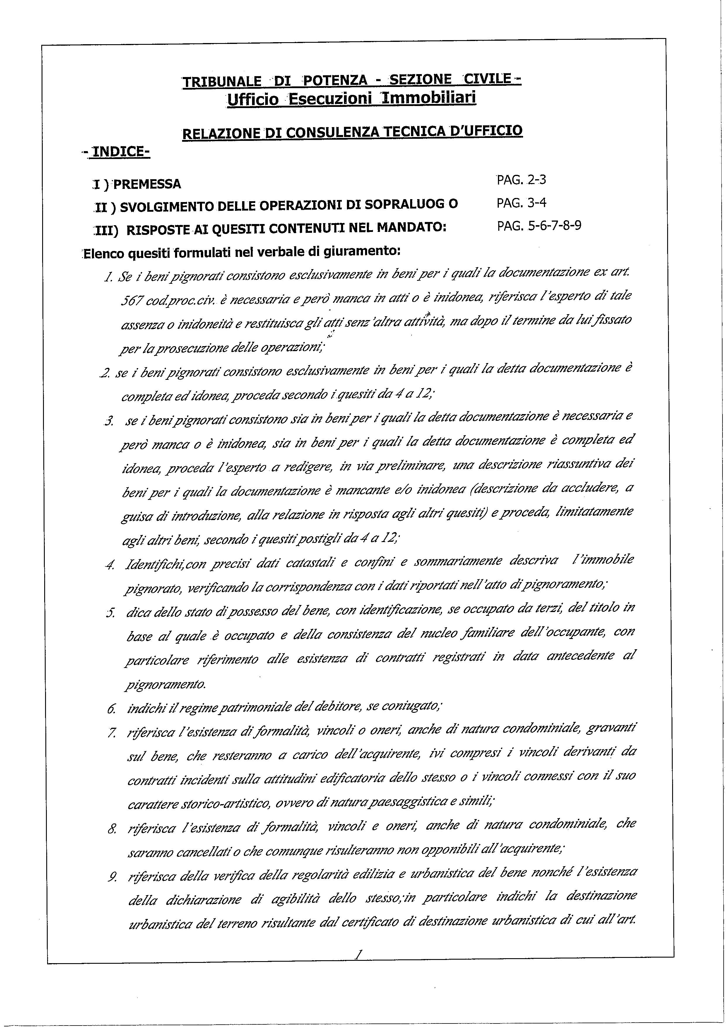 immobile appartamento all'asta in CDA MANCA ora Santa Loja - 85050 Tito (PZ) - 2
