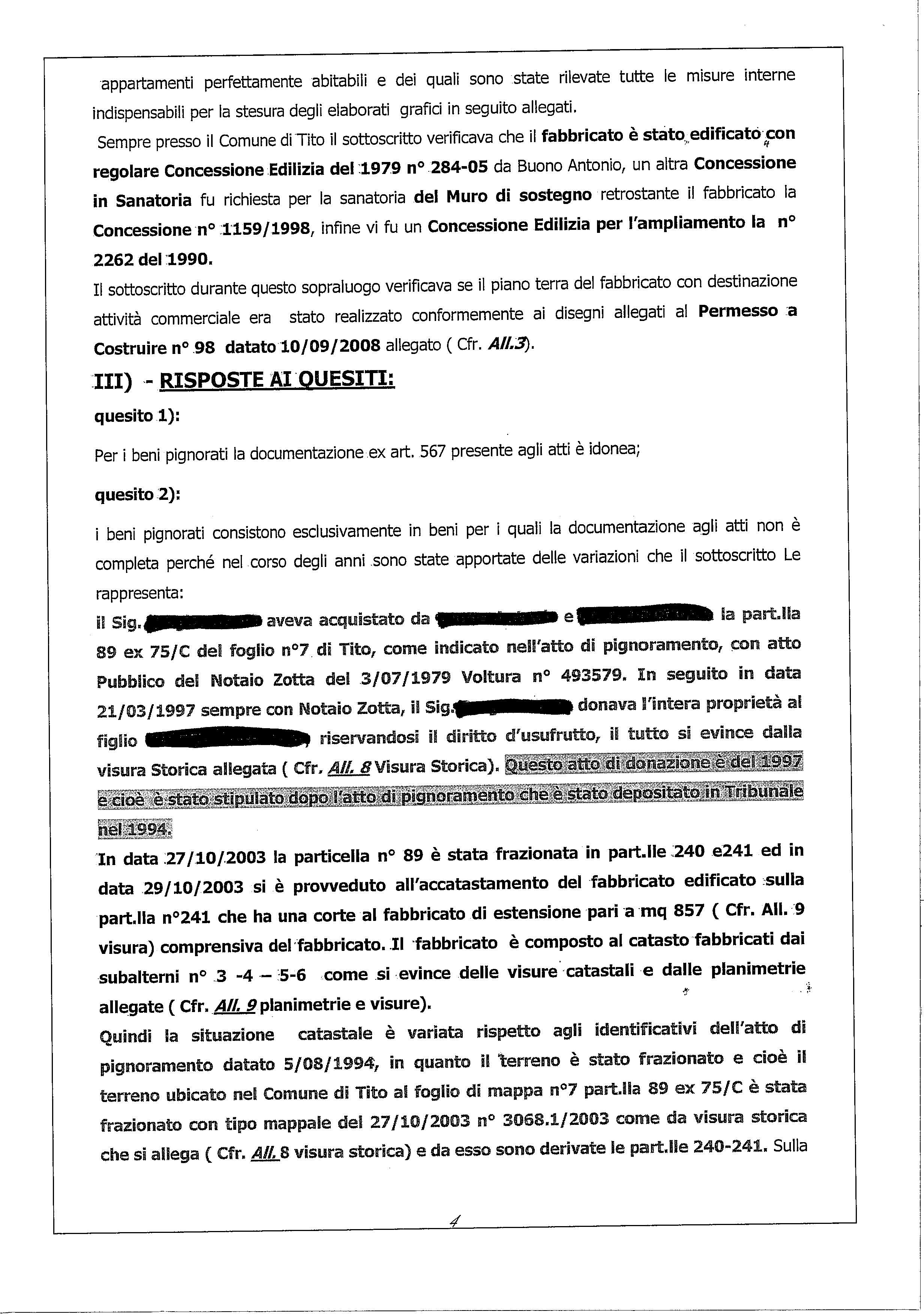 immobile appartamento all'asta in CDA MANCA ora Santa Loja - 85050 Tito (PZ) - 5