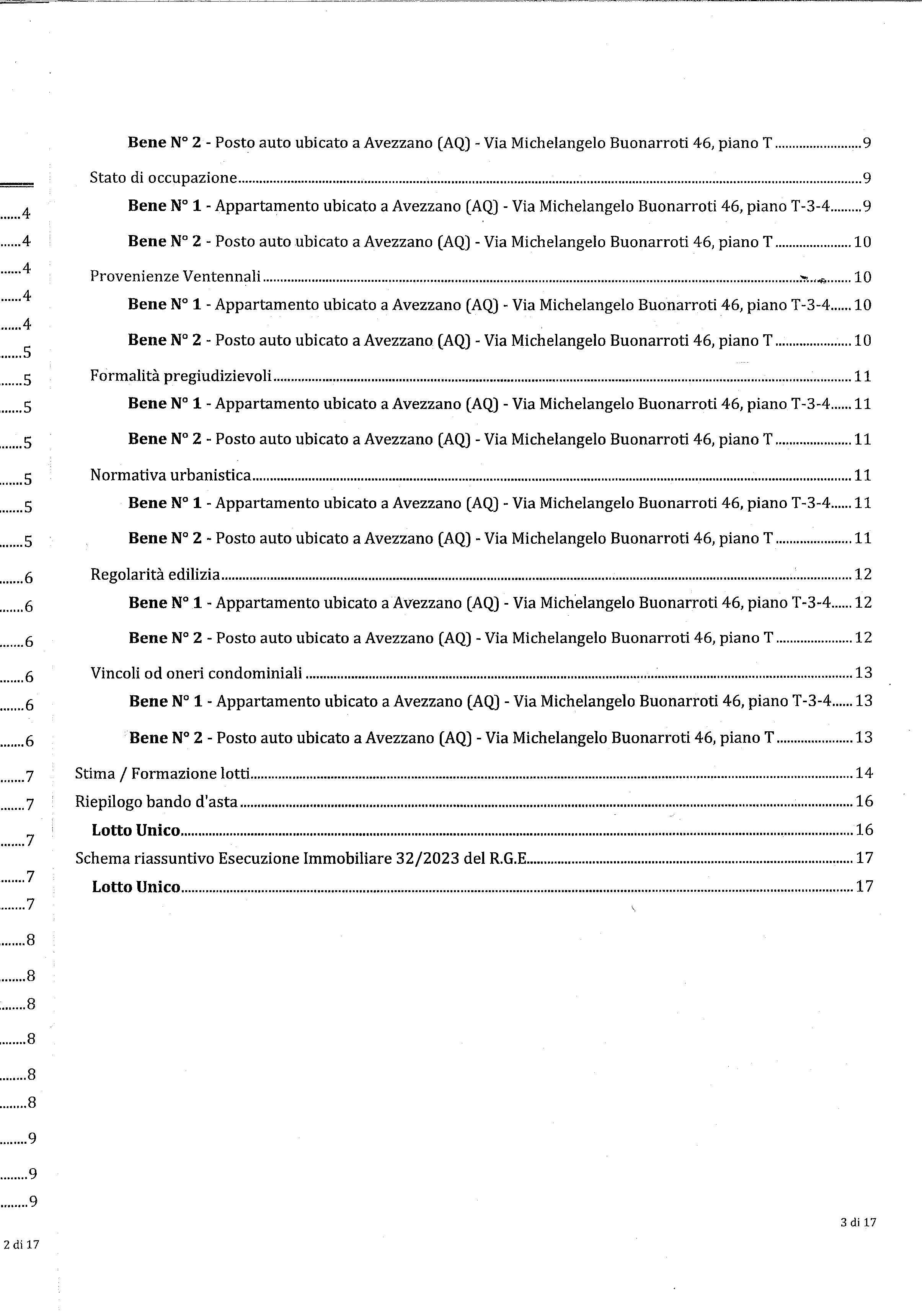 immobile appartamento all'asta in via michelangelo buonarroti 46 - 67051 Avezzano (AQ) - 3