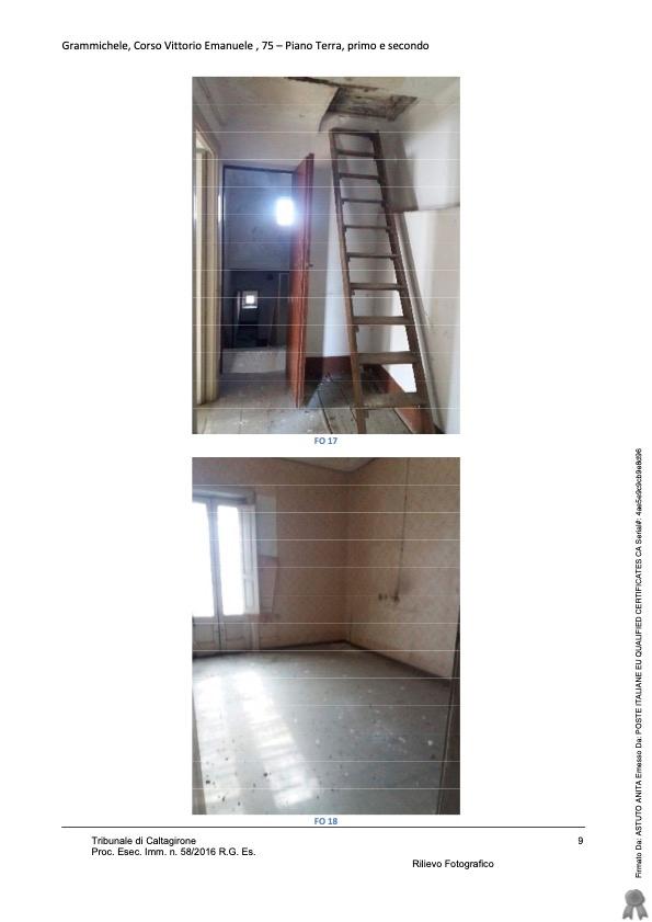 immobile appartamento all'asta in Corso Vittorio Emanuele, 75, 95042 Grammichele CT, Italia Grammichele, Catania - 1