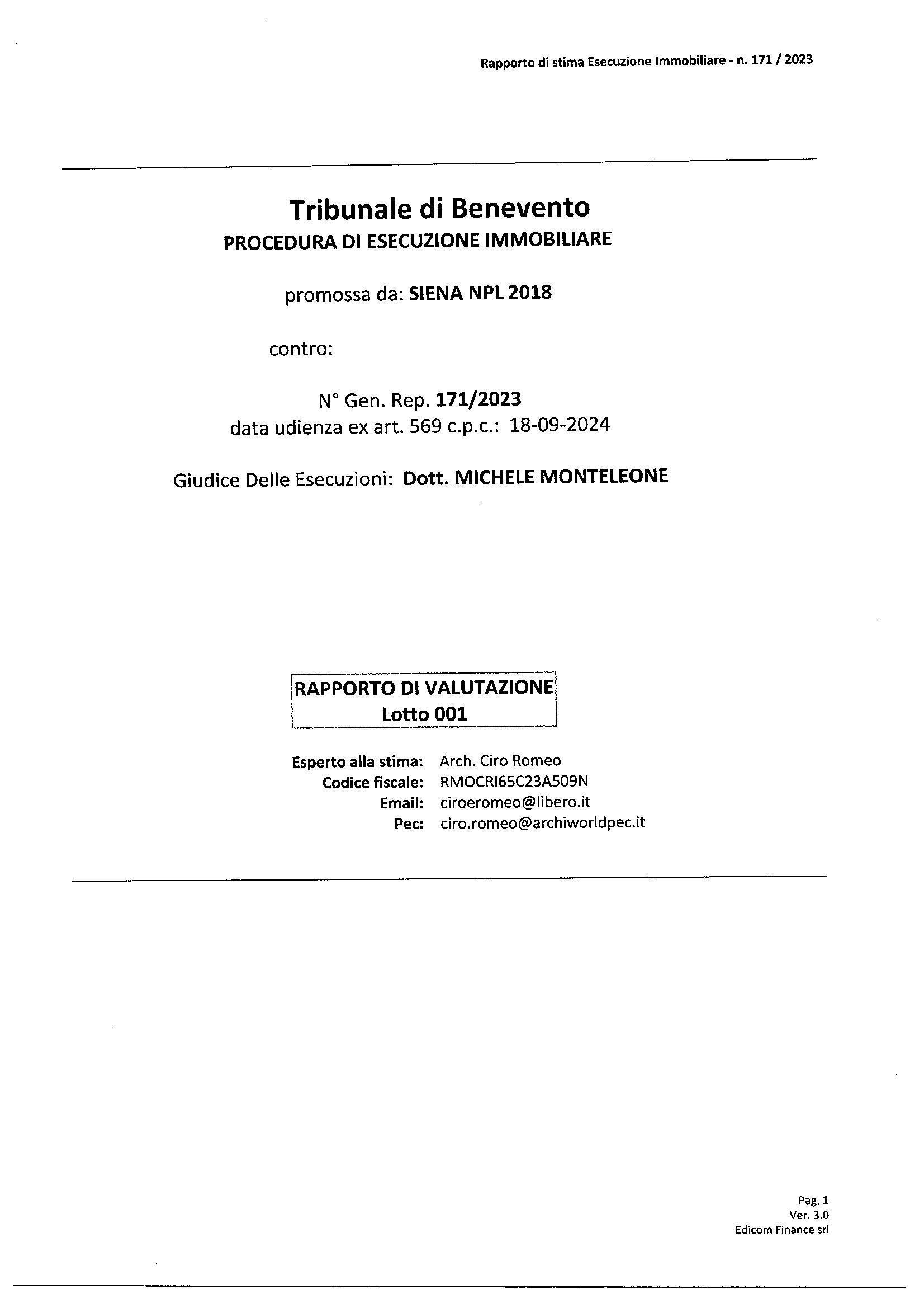 immobile appartamento all'asta in Via S Tammaro, 82030 Melizzano BN, Italia Melizzano, Benevento - 1