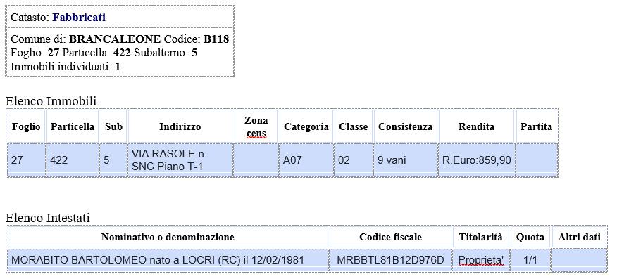immobile villa all'asta in via Rasole - 89036 Brancaleone (RC) - 1