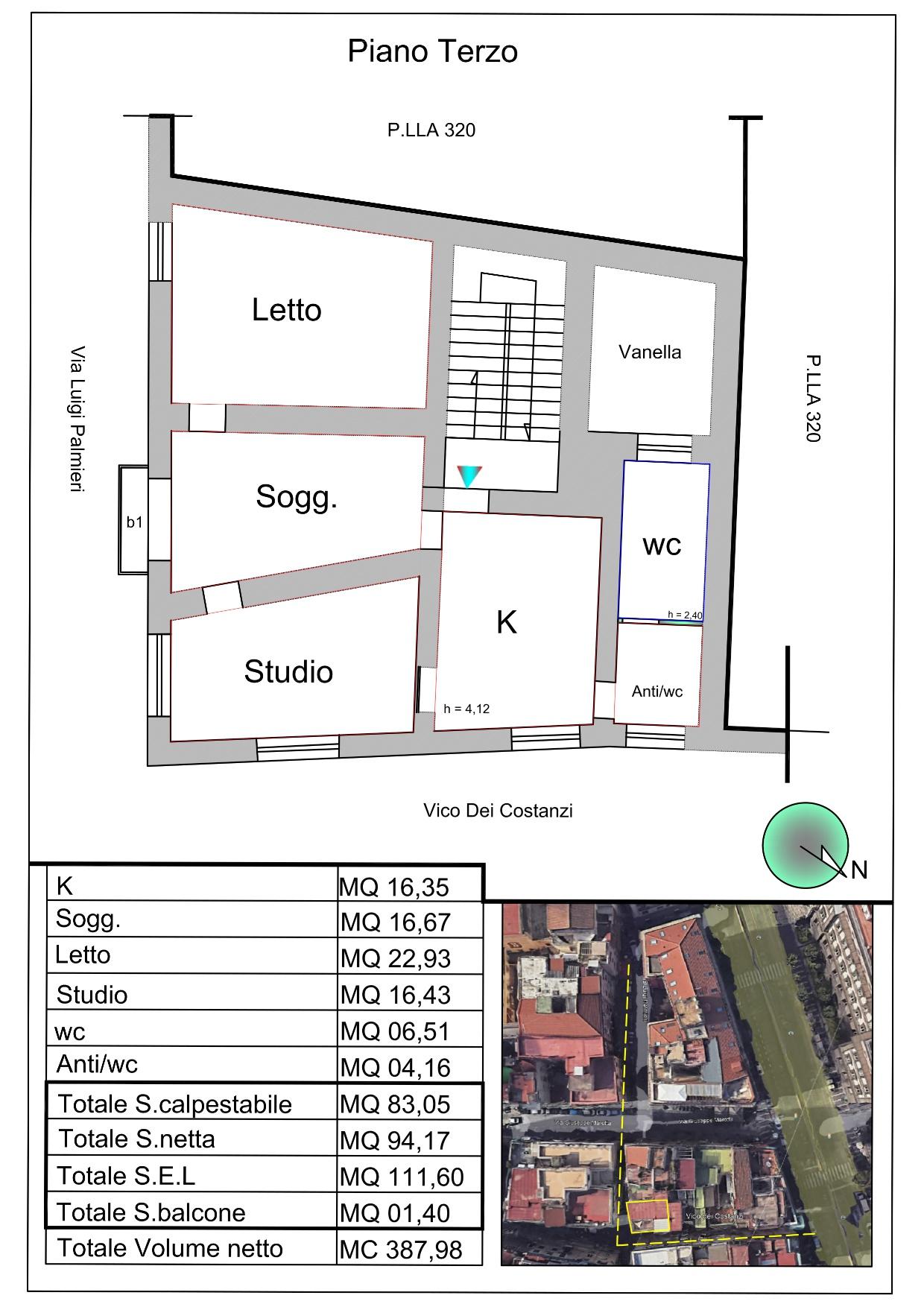 immobile appartamento all'asta in via vico Dei Costanzi n 13 - 80133 Napoli (NA) - 5