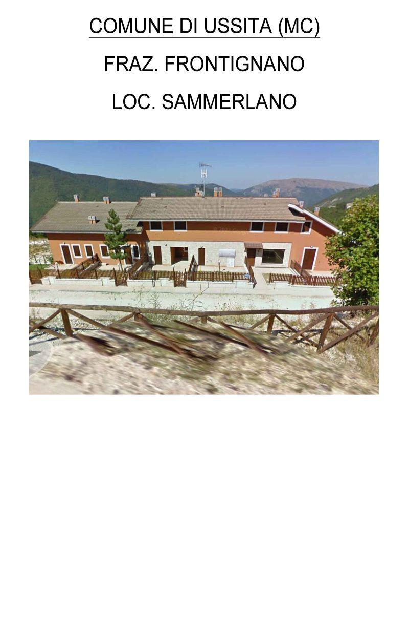 immobile appartamento all'asta in Fraz Frontignano, Loc Sammerlano - 62039 Ussita (MC) - 1