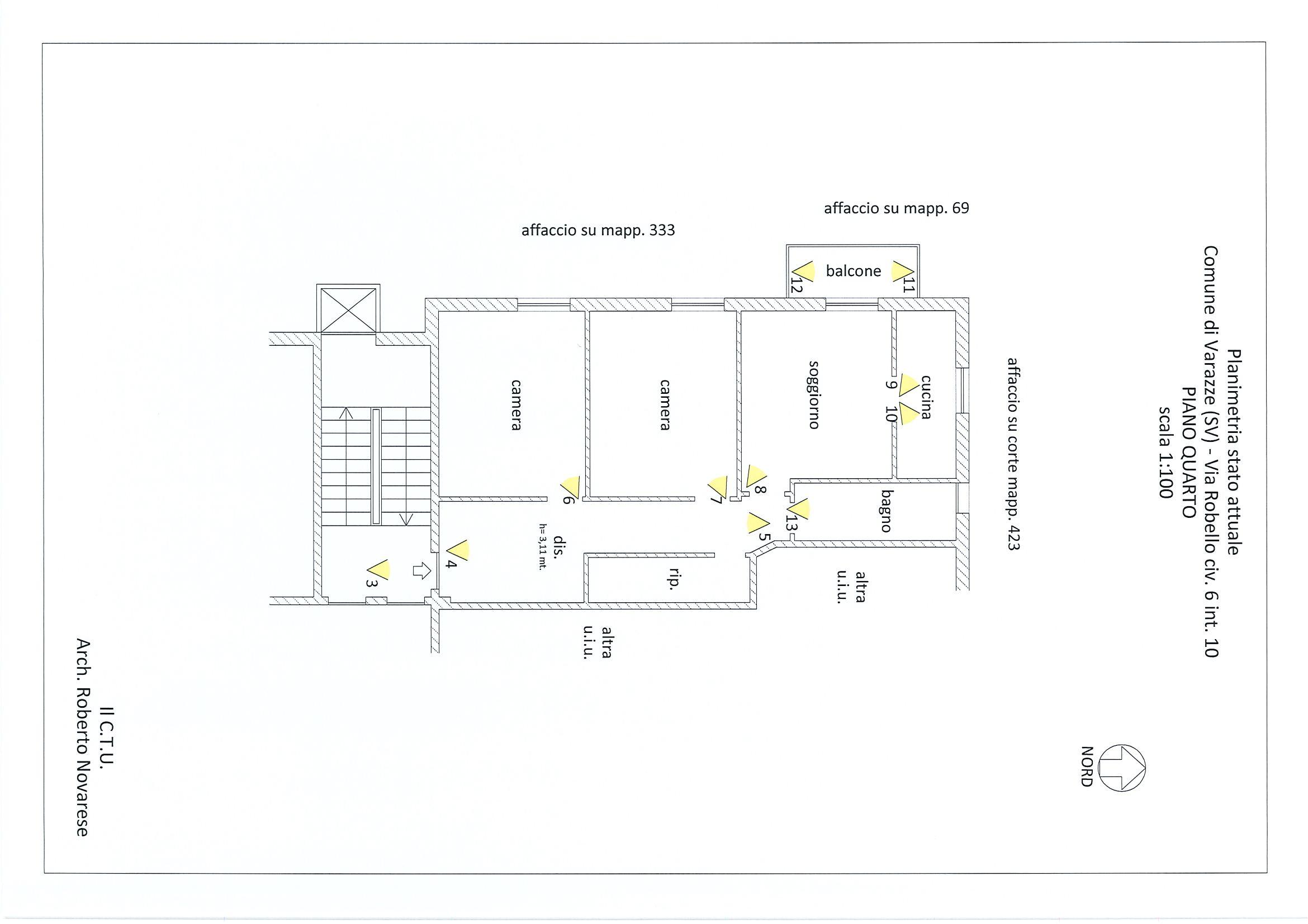 immobile appartamento all'asta in Via Robello 6/10 - 17019 Varazze (SV) - 4